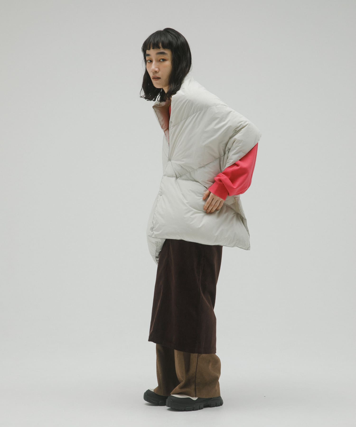 身長：163cm サイズ：one