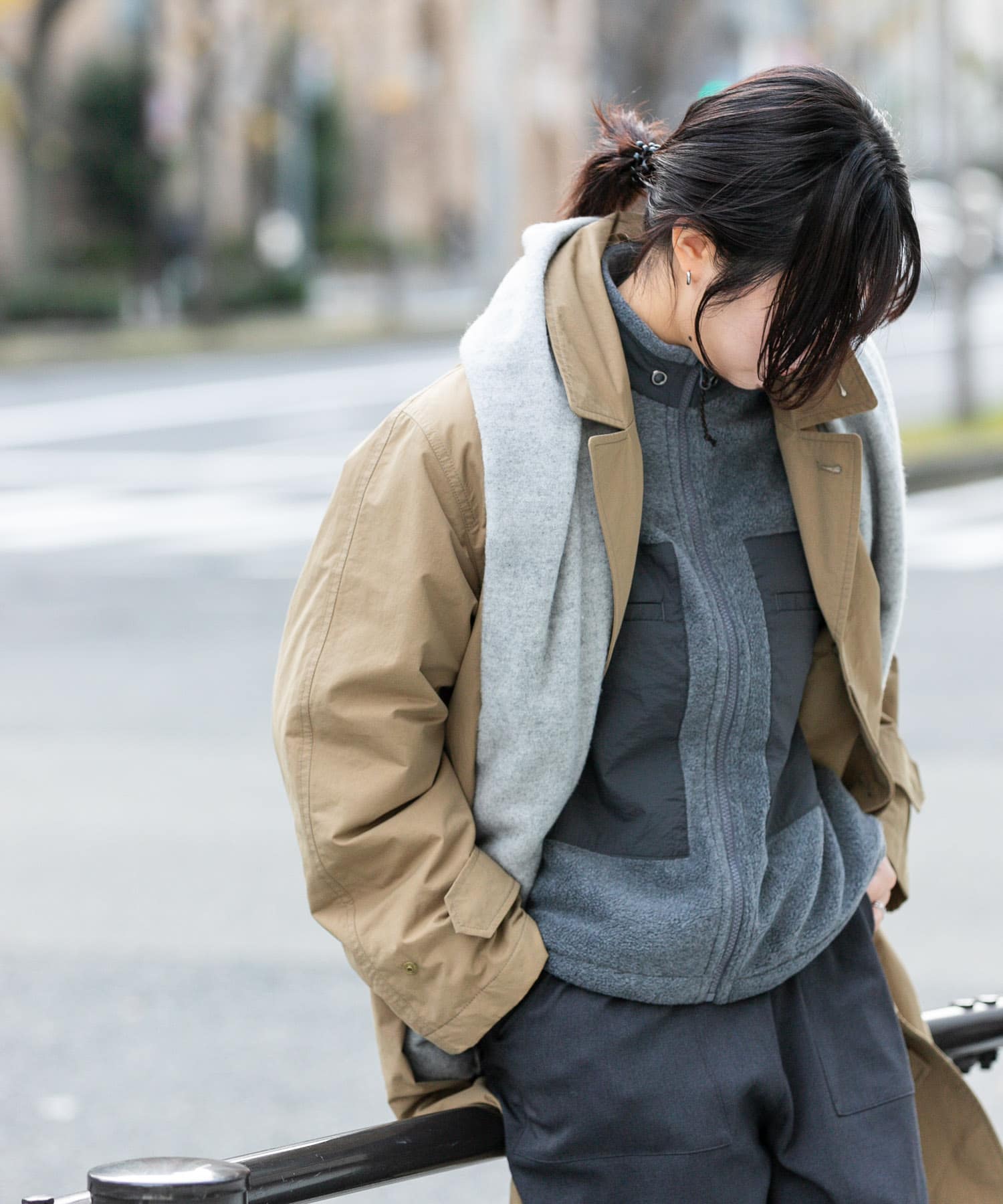 身長：169cm サイズ：one
