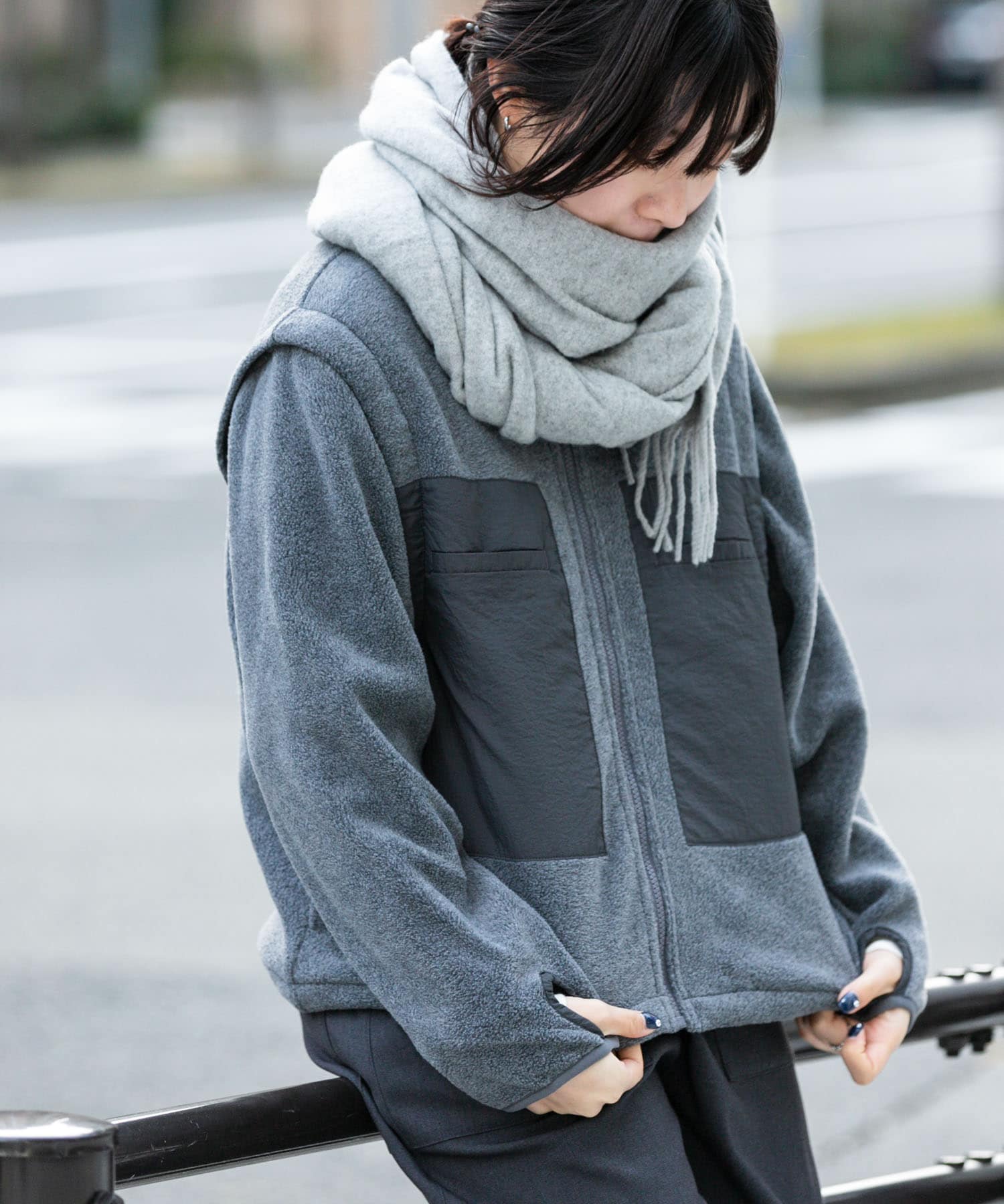 身長：169cm サイズ：one