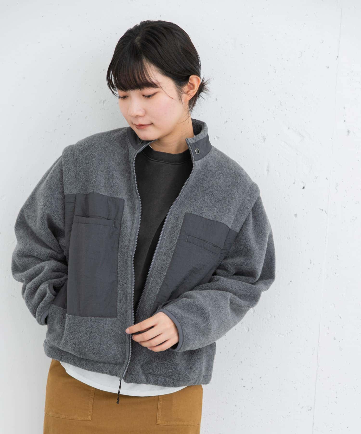 身長：169cm サイズ：one