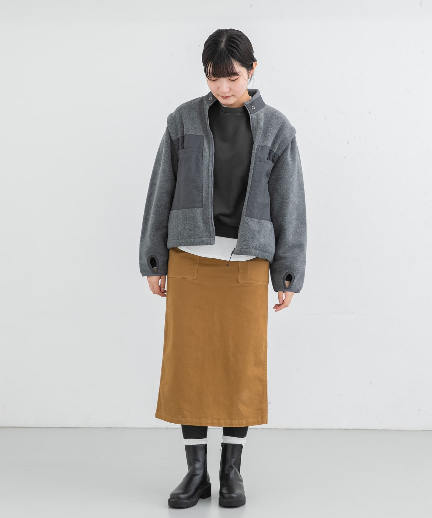 身長：169cm サイズ：one