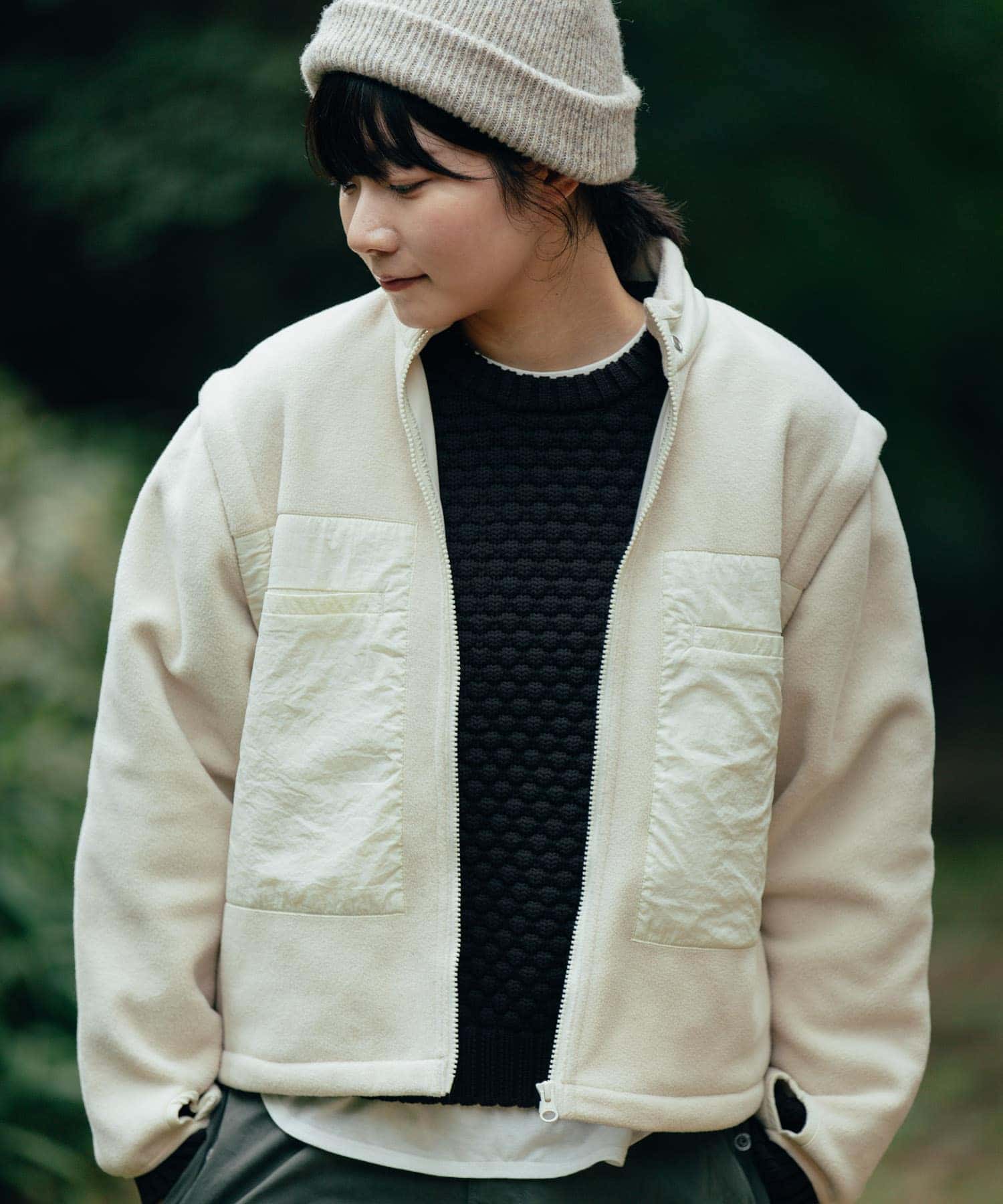 身長：169cm サイズ：one