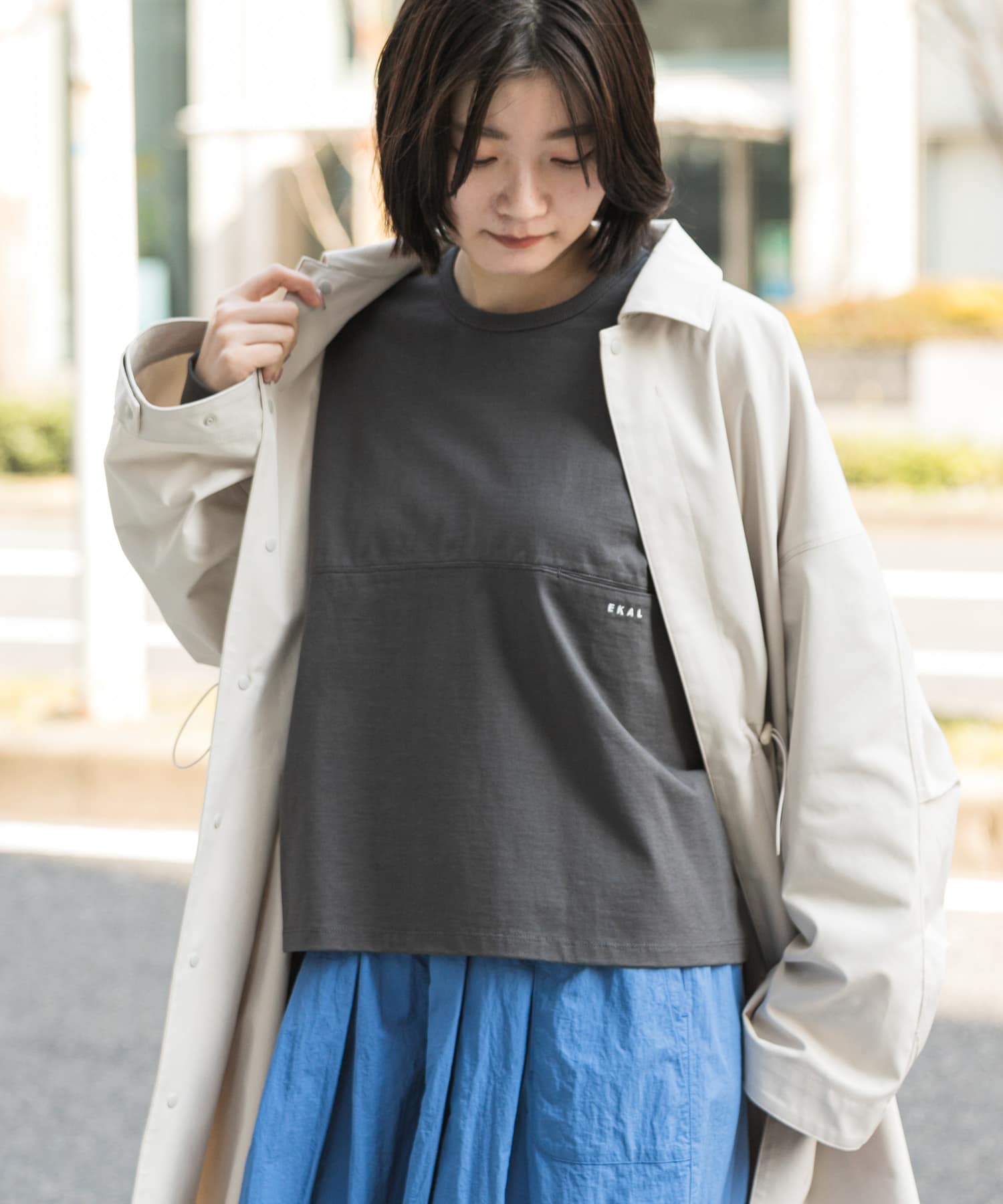 身長：169cm サイズ：one