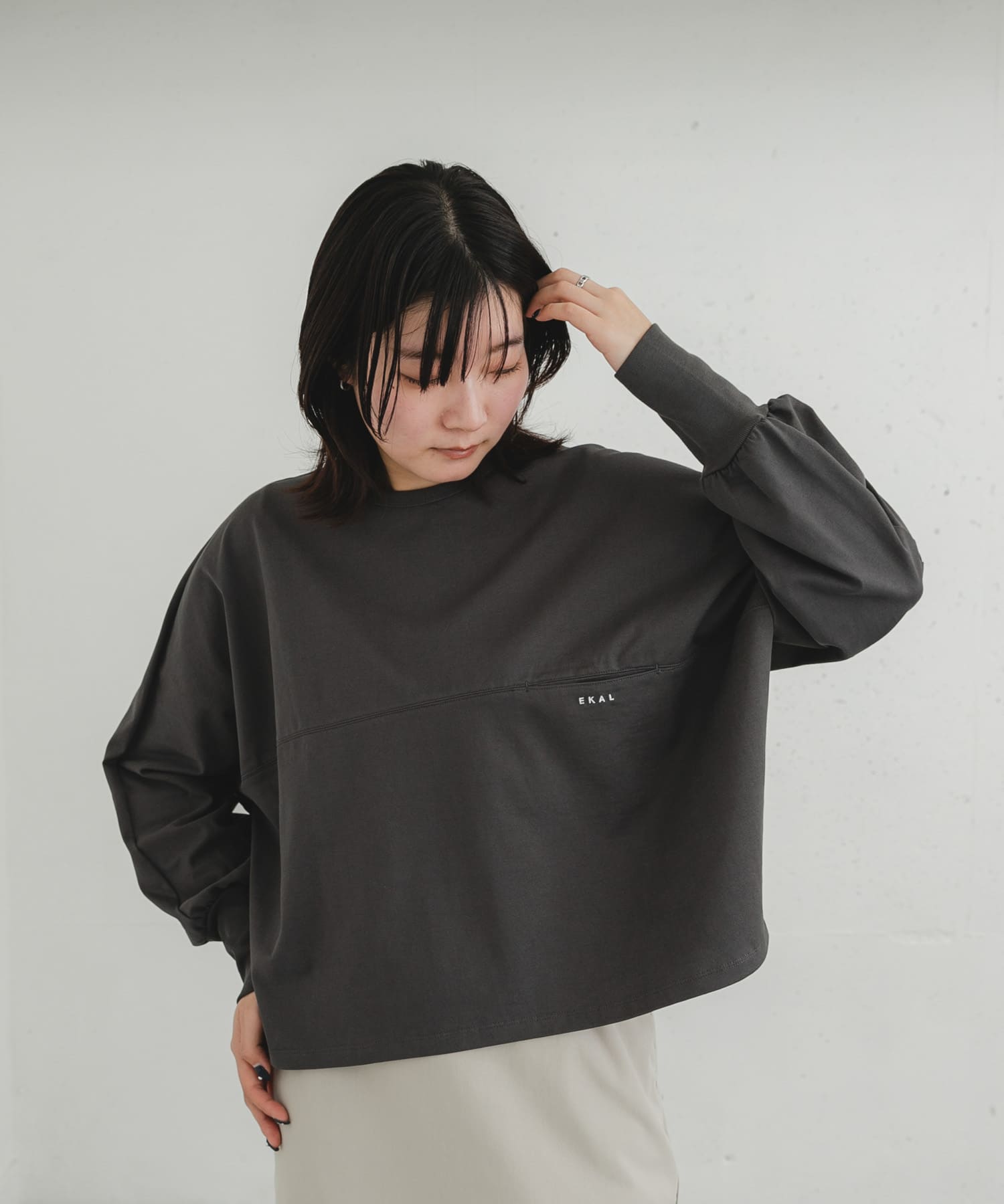 身長：169cm サイズ：one