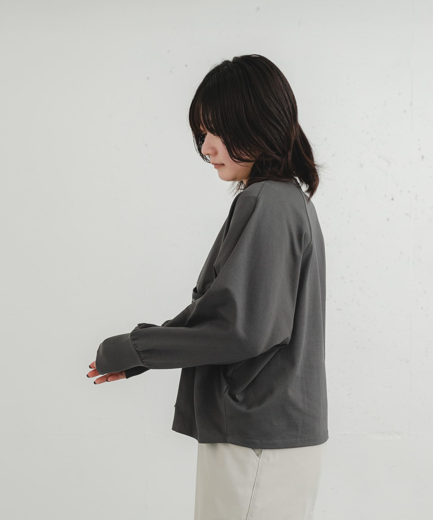 身長：169cm サイズ：one