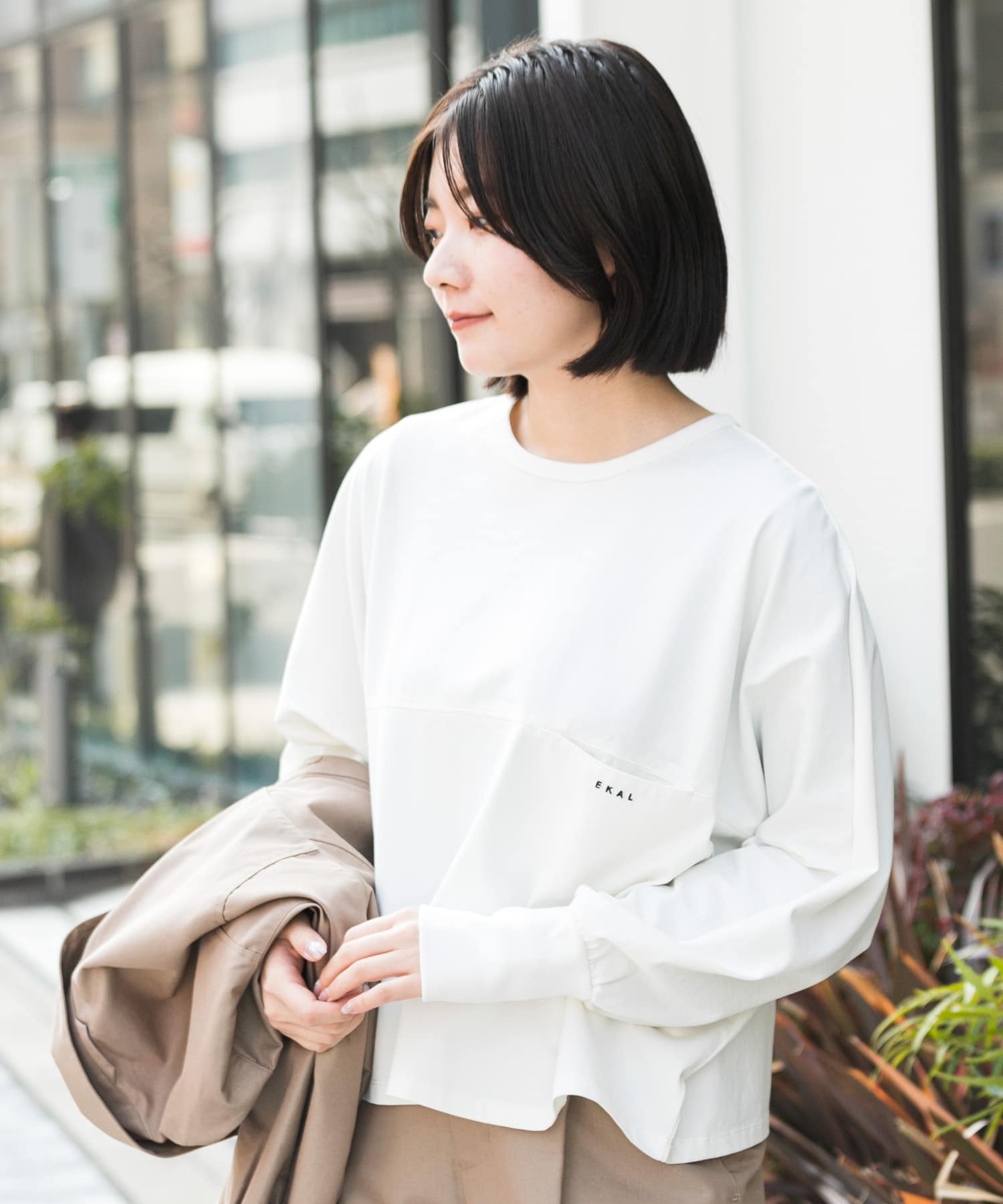 身長：169cm サイズ：one