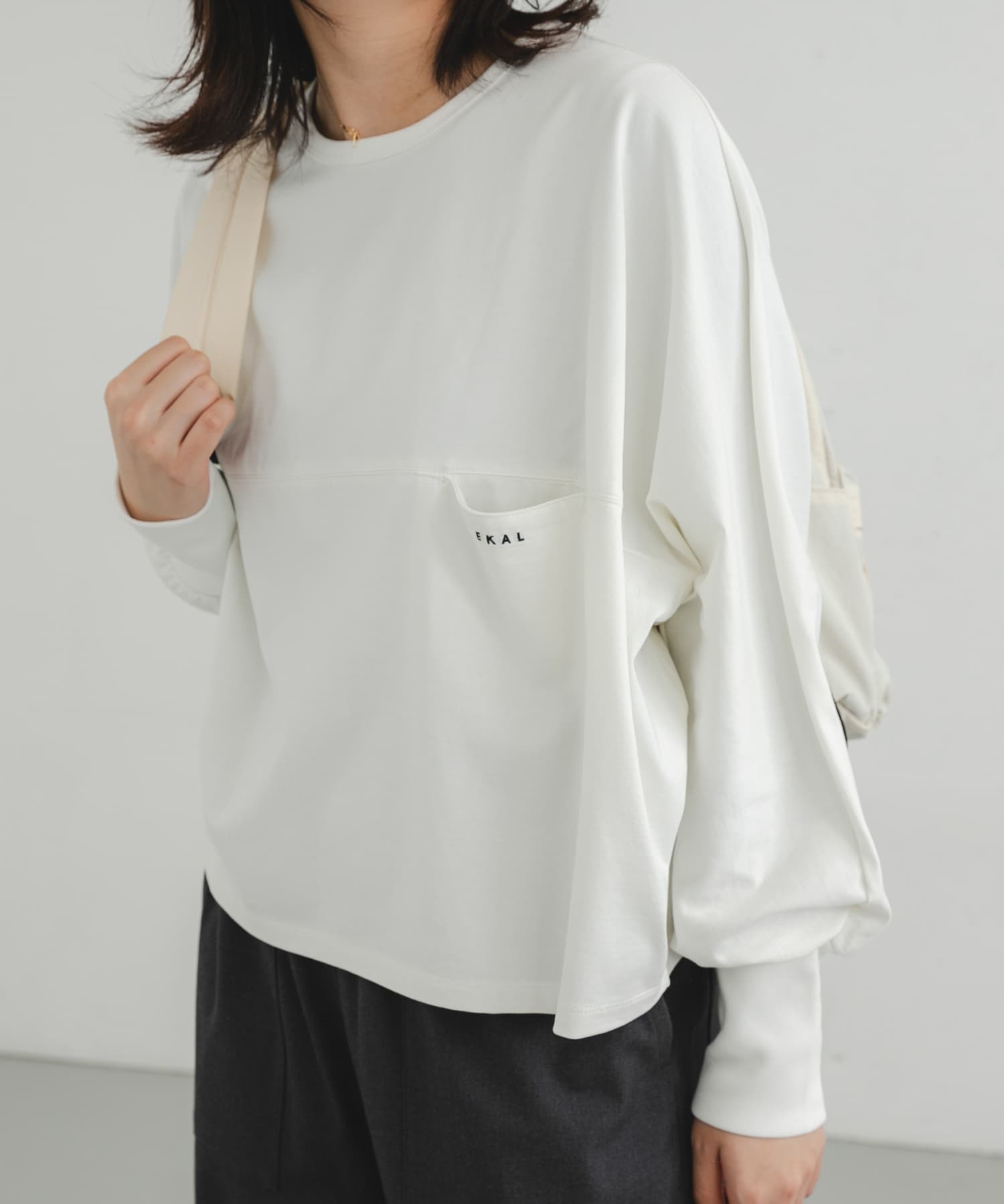 身長：169cm サイズ：one