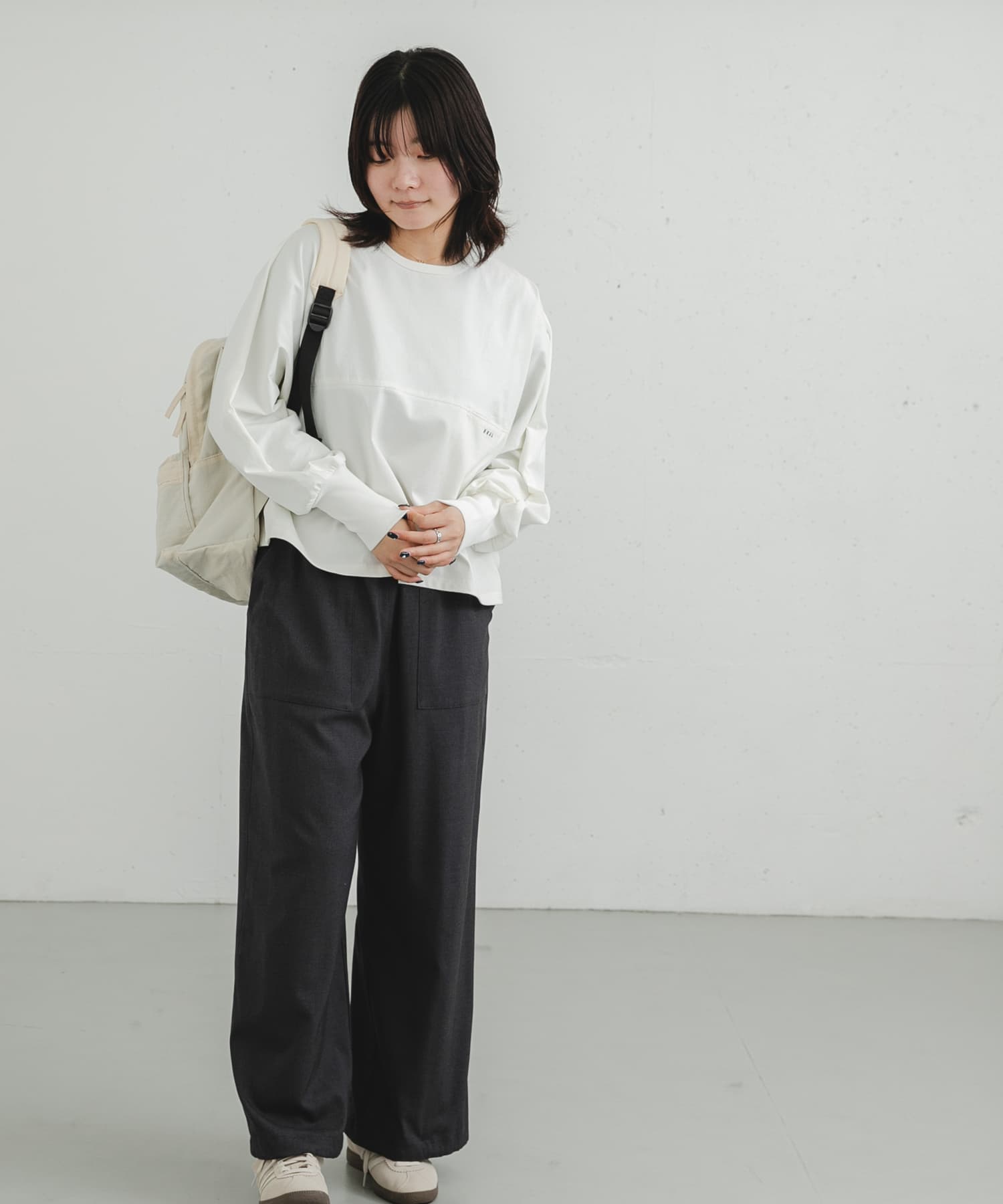 身長：169cm サイズ：one