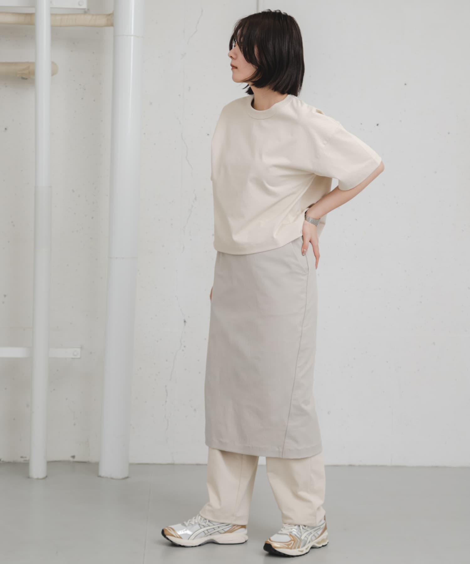 身長：169cm サイズ：one