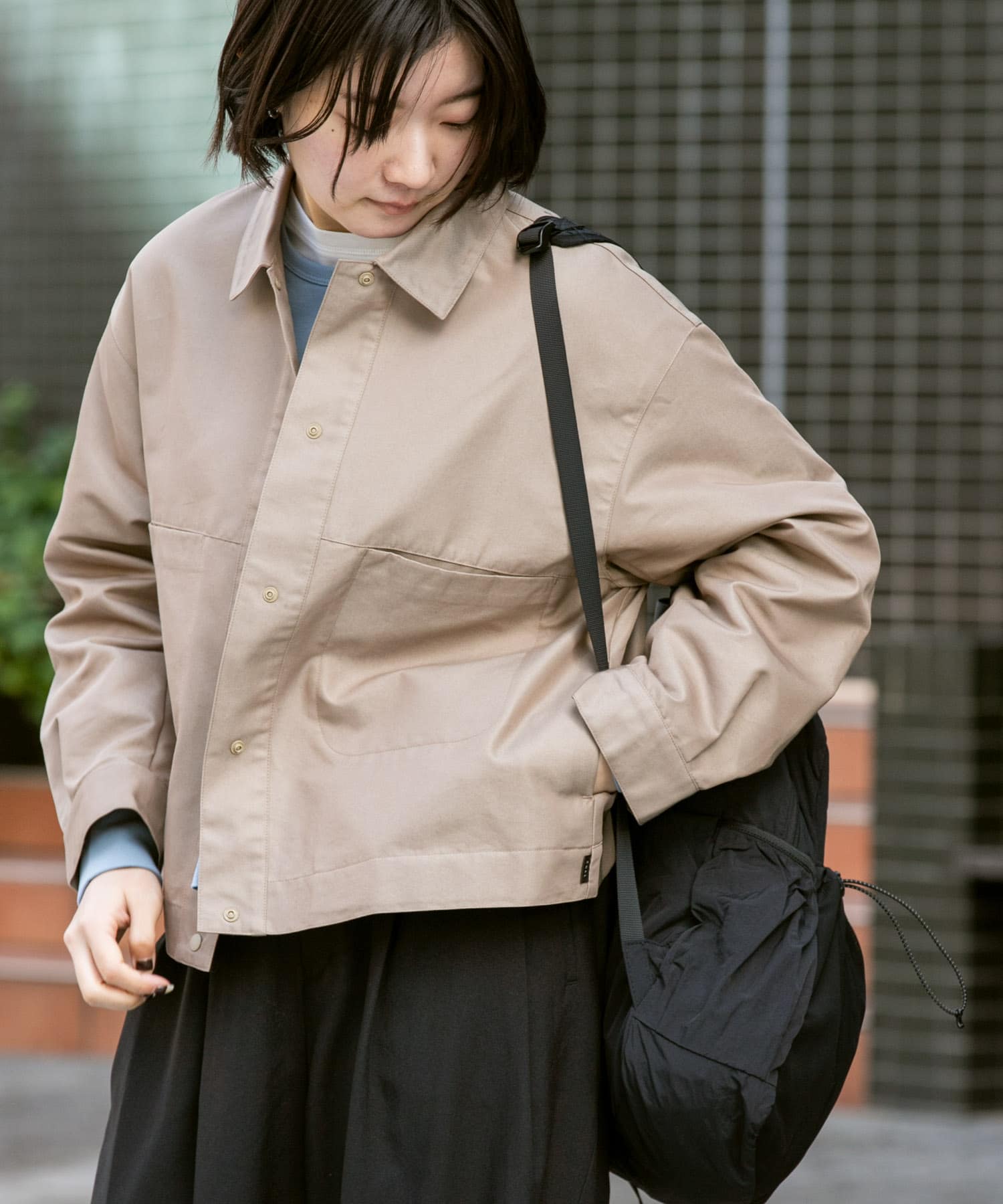 吸水速乾/イージーケア』coolmax chino ショートカバーオール