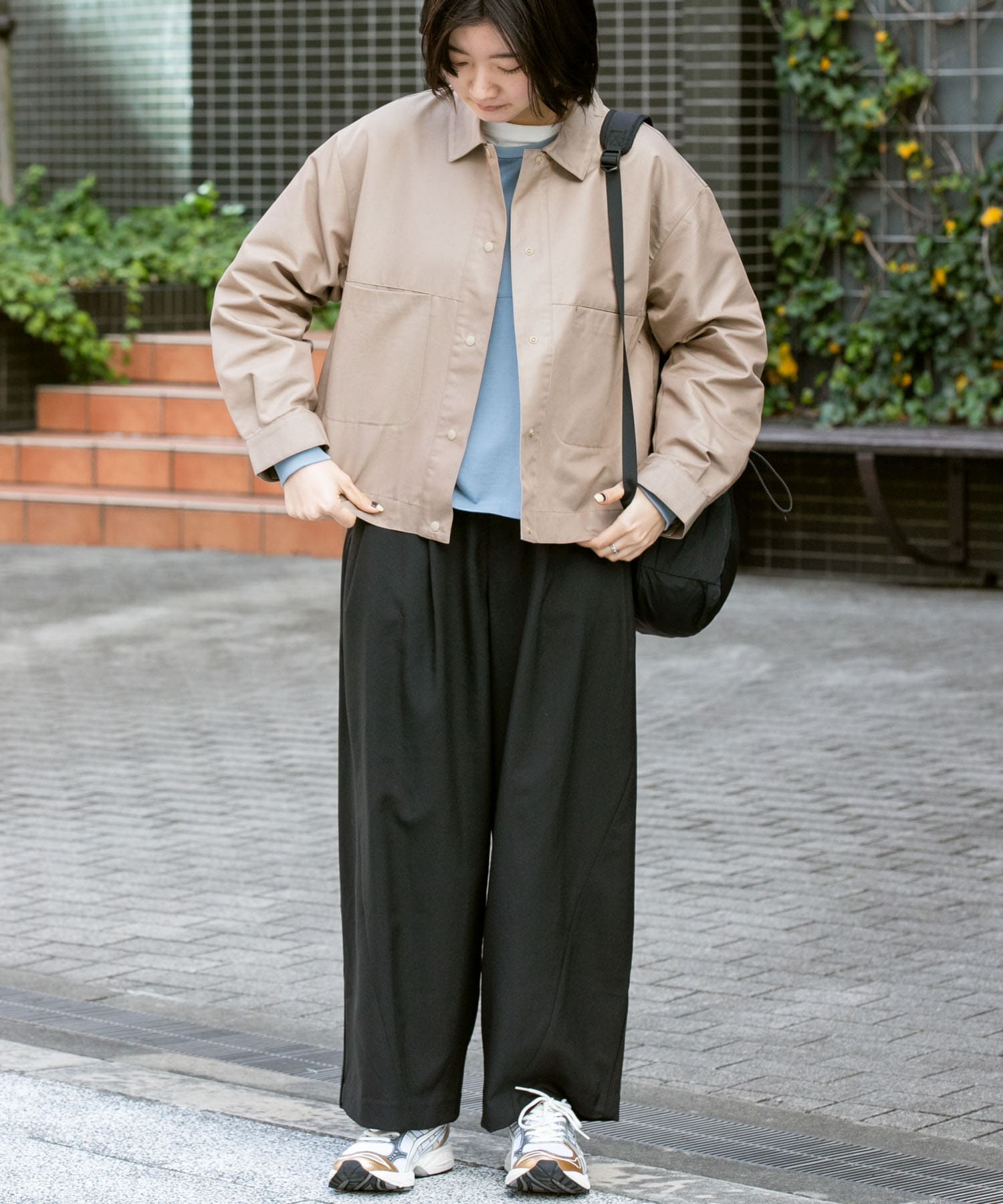 身長：169cm サイズ：one