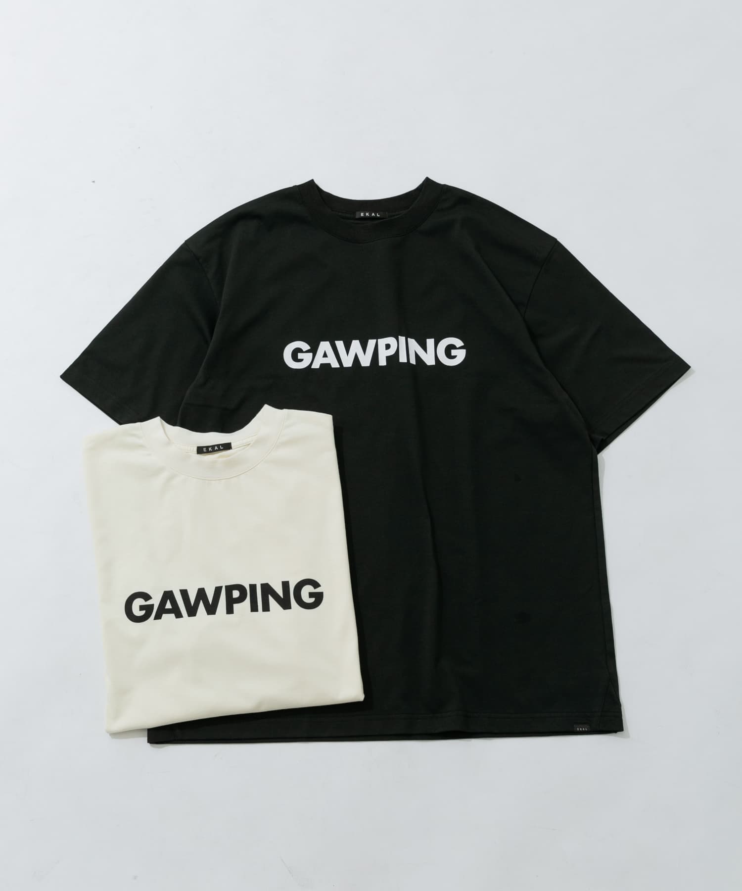 『UR TECH ひやサラクール』 GAWPING T-SHIRTS オフホワイト L