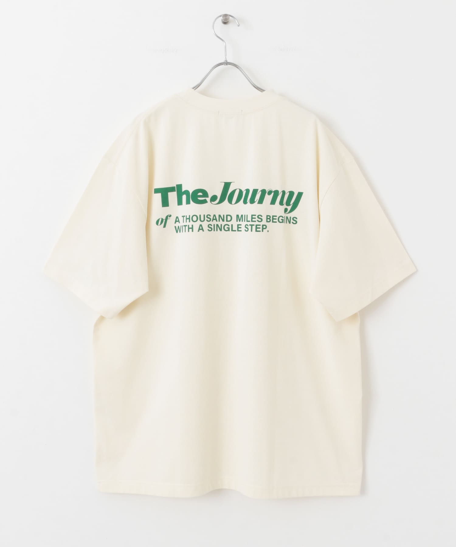 『UR TECH ひやサラクール』 THE JOURNEY T-SHIRTS オフホワイト M