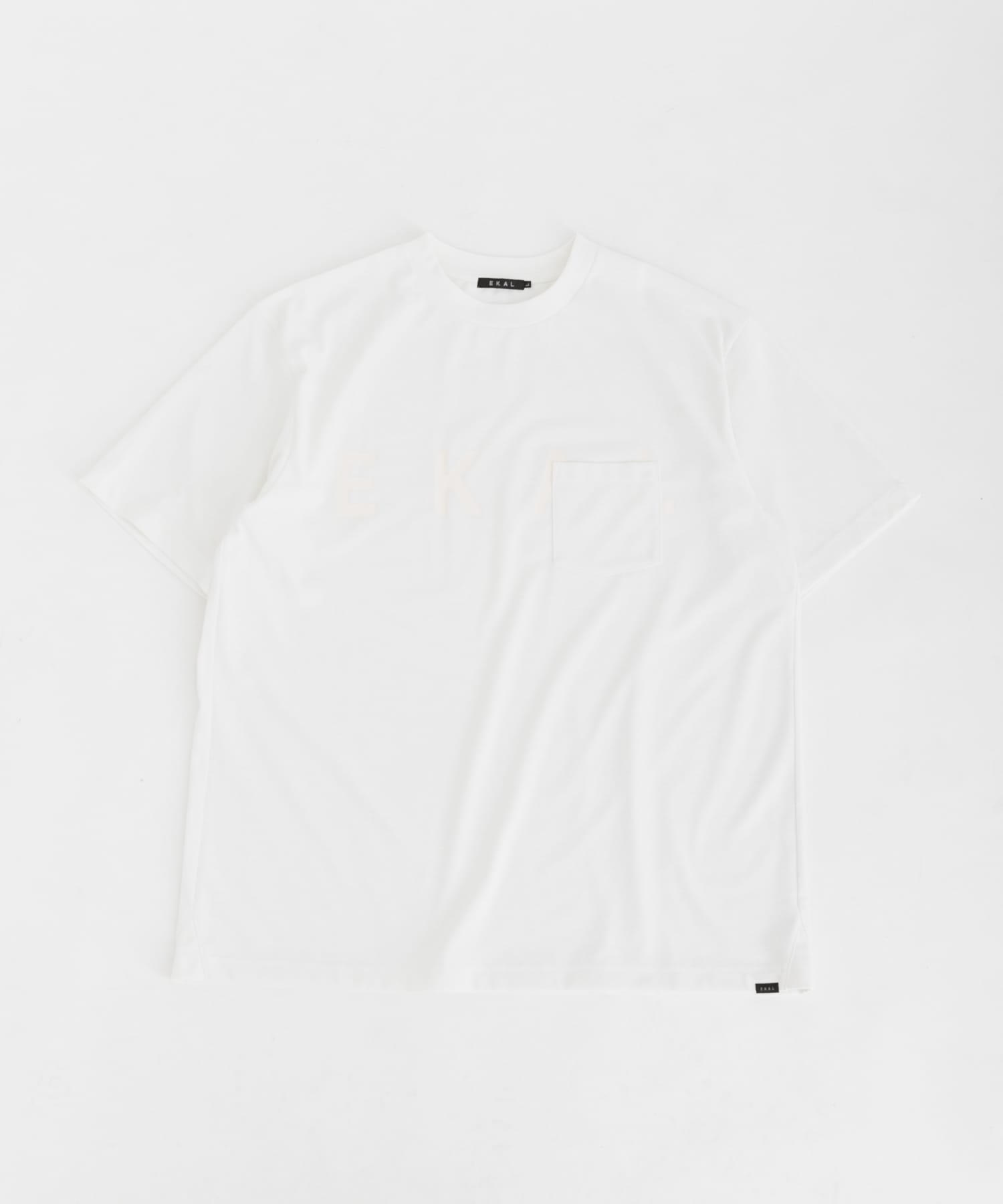 『UR TECH ひやサラクール』 ロゴプリントポケットTシャツ ホワイト M