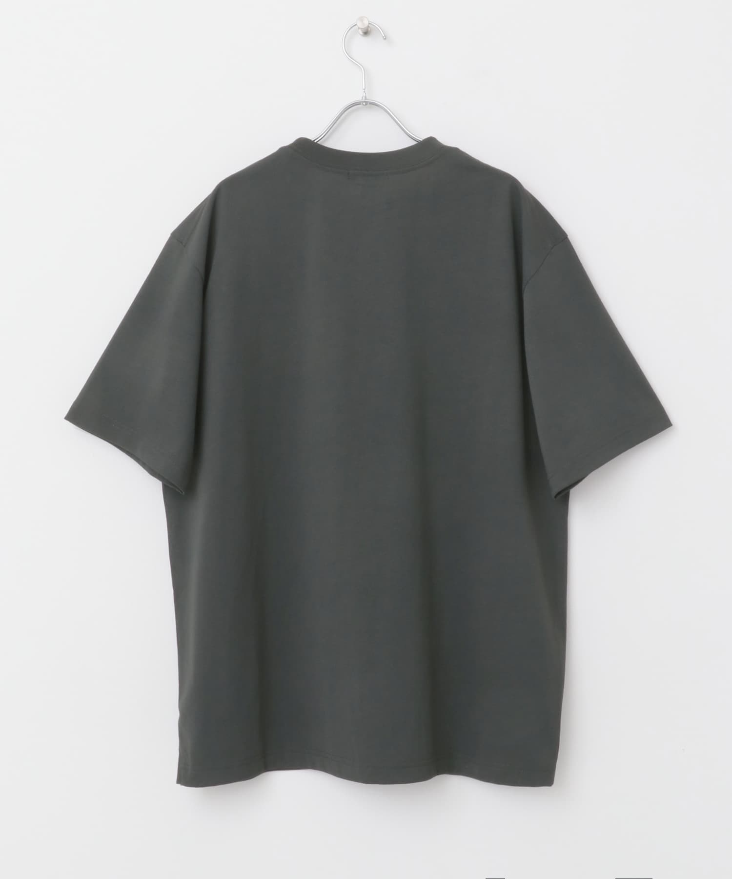 『UR TECH ひやサラクール』 ロゴプリントポケットTシャツ グレー M