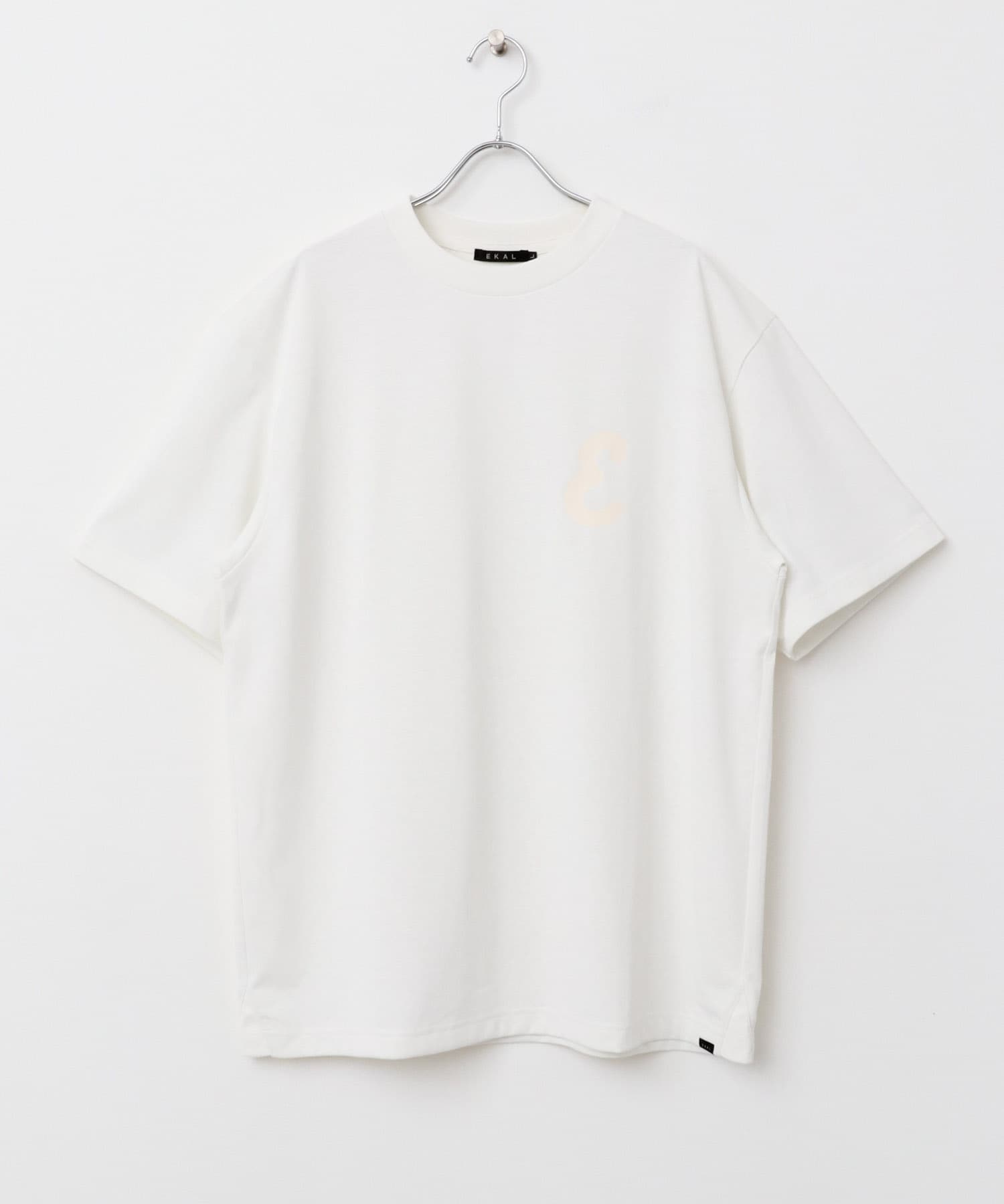 『UR TECH ひやサラクール』EロゴプリントTシャツ ホワイト M