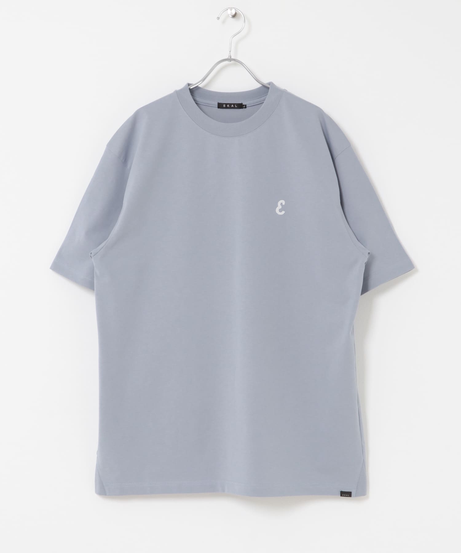 『UR TECH ひやサラクール』ロゴワッペンTシャツ サックス S