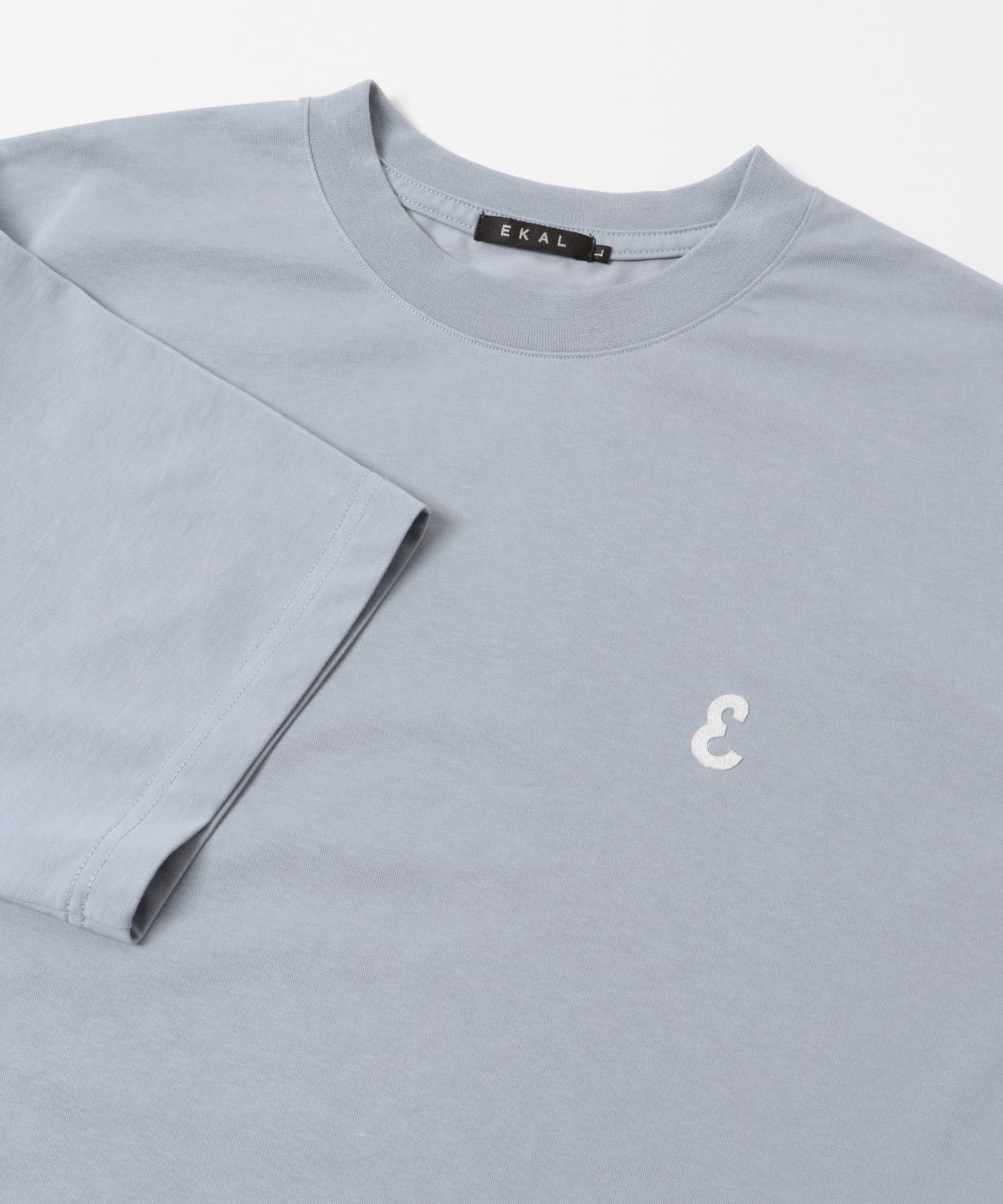 『UR TECH ひやサラクール』ロゴワッペンTシャツ サックス S