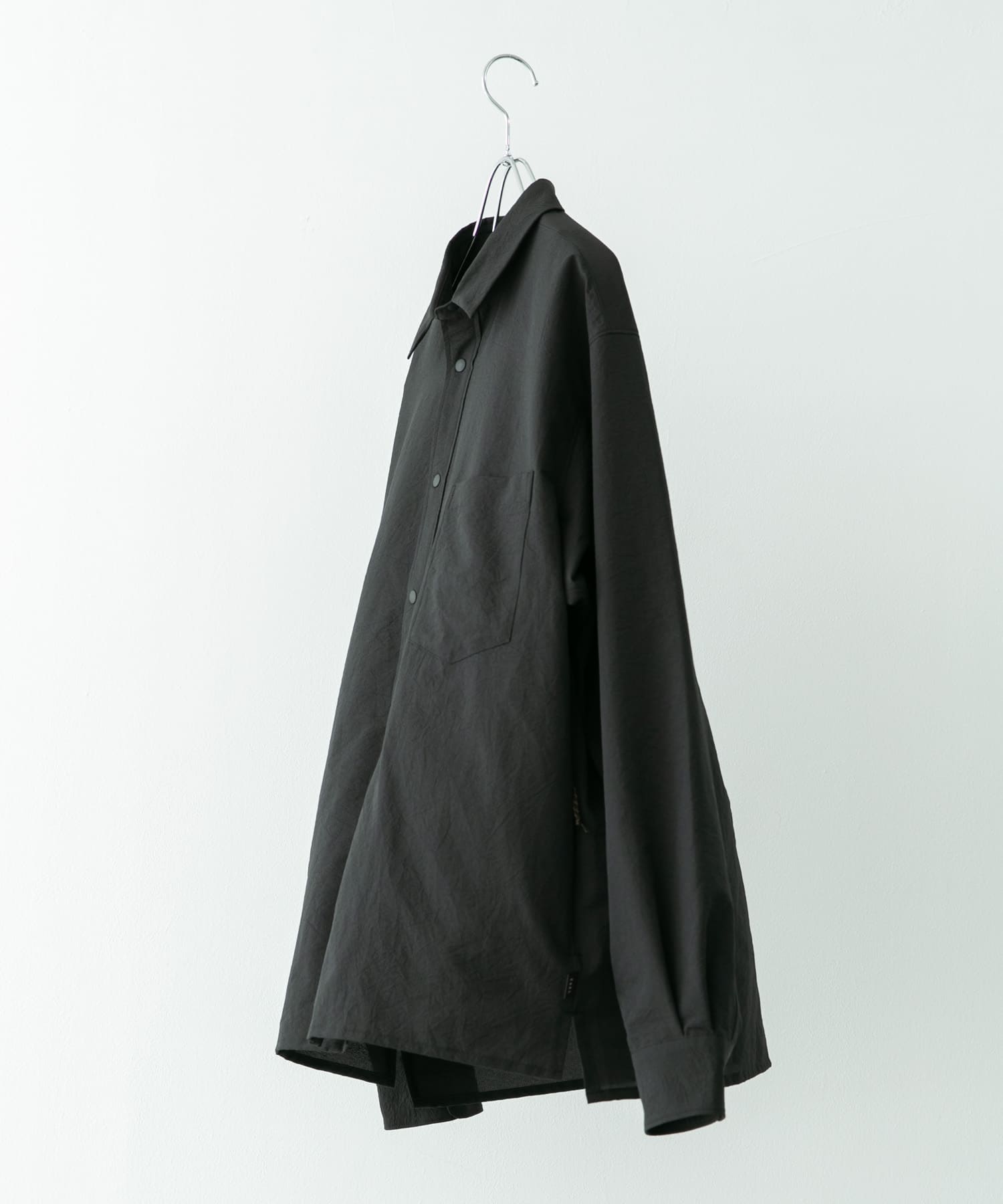 『吸水速乾/軽量』DotAir LONG-SLEEVE SHIRTS ブラック M