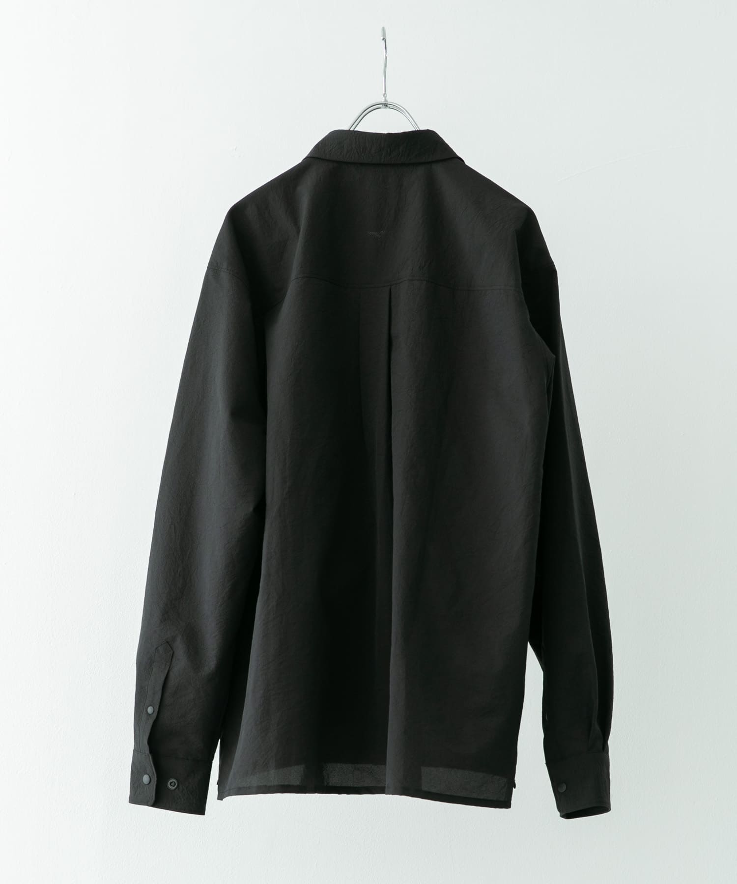 『吸水速乾/軽量』DotAir LONG-SLEEVE SHIRTS ブラック M