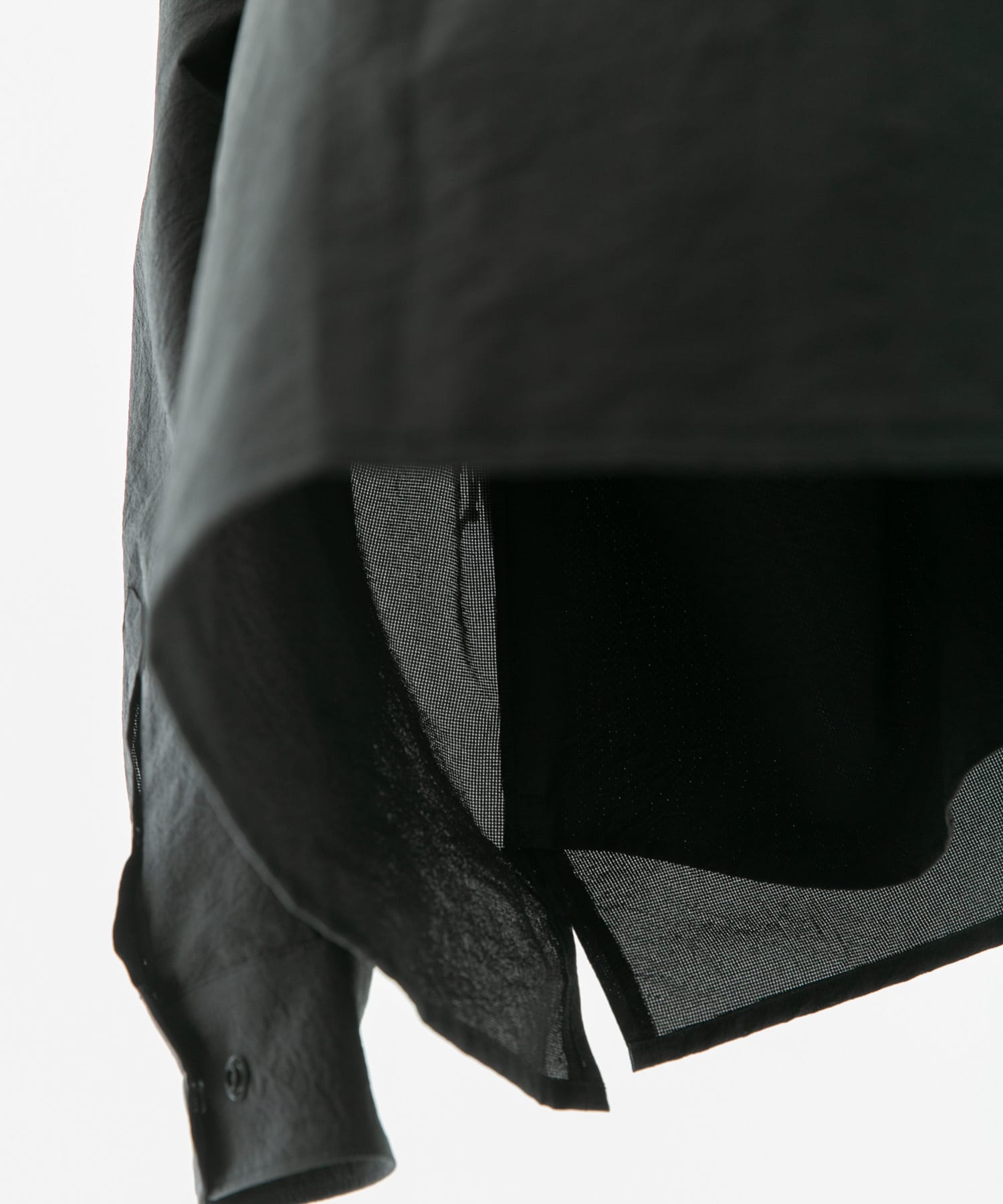 『吸水速乾/軽量』DotAir LONG-SLEEVE SHIRTS ブラック M