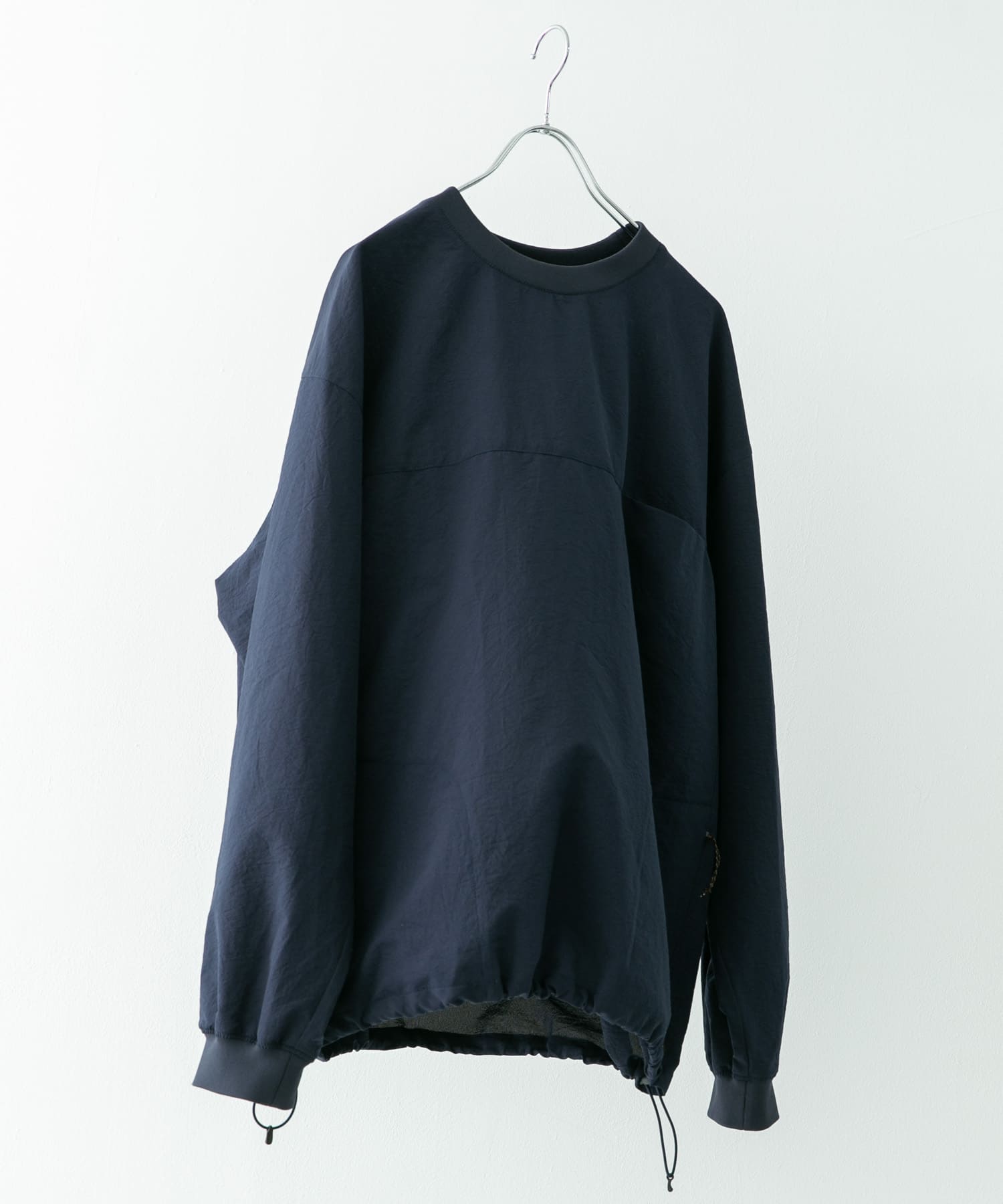 『吸水速乾/軽量』DotAir LONG-SLEEVE PULLOVER ネイビー M