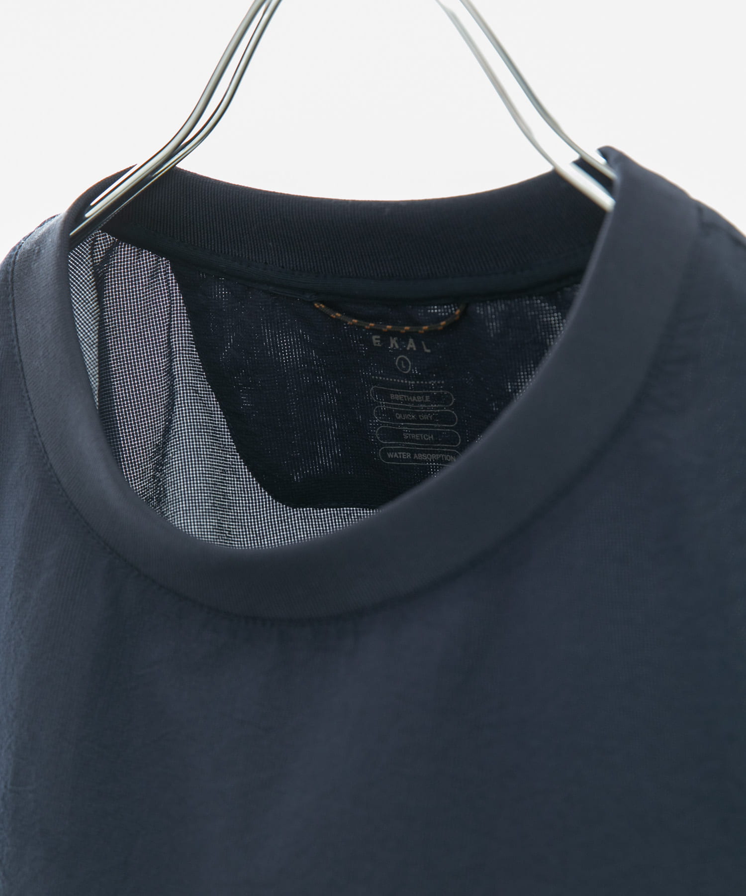 『吸水速乾/軽量』DotAir LONG-SLEEVE PULLOVER ネイビー M