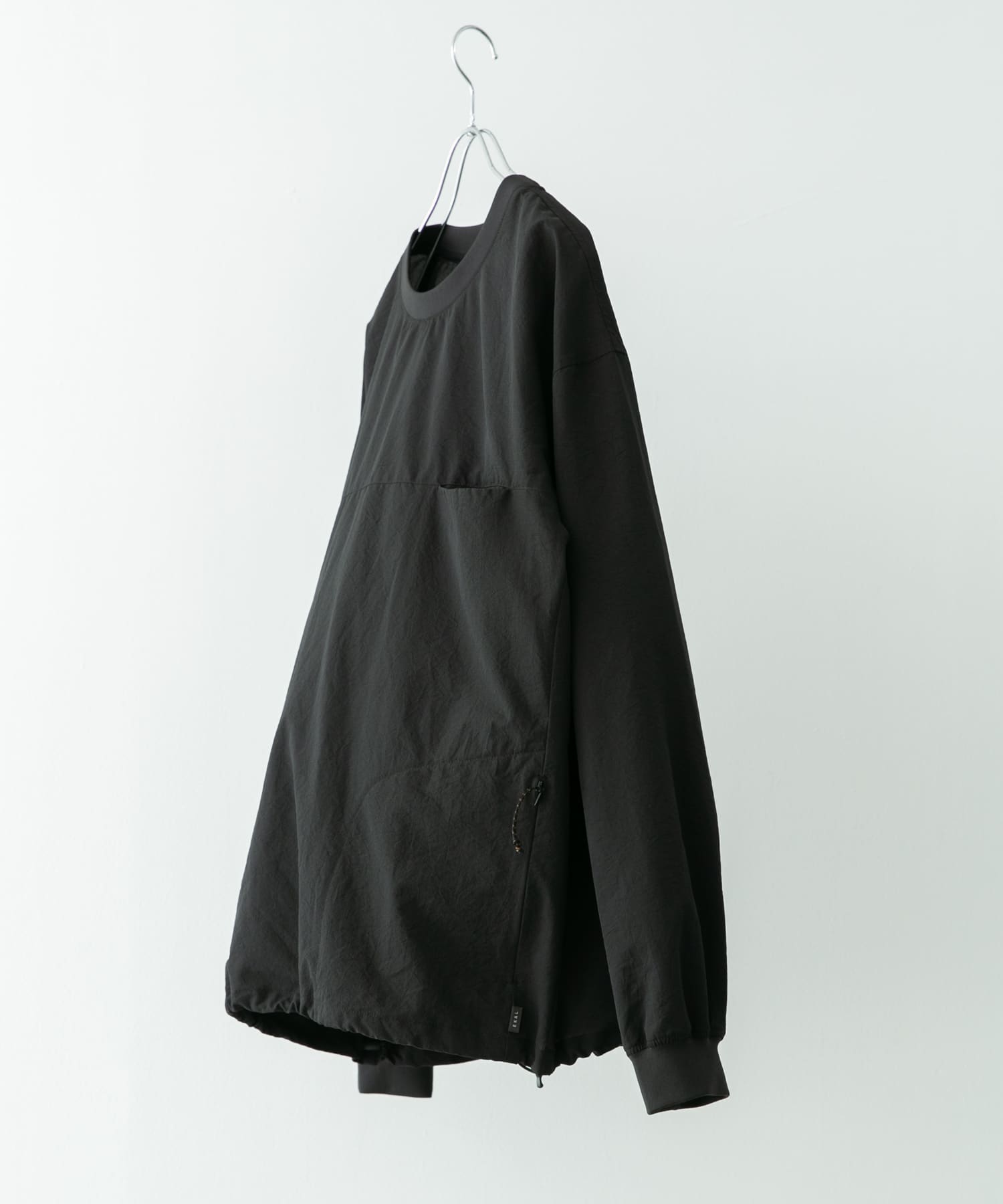 『吸水速乾/軽量』DotAir LONG-SLEEVE PULLOVER ブラック M