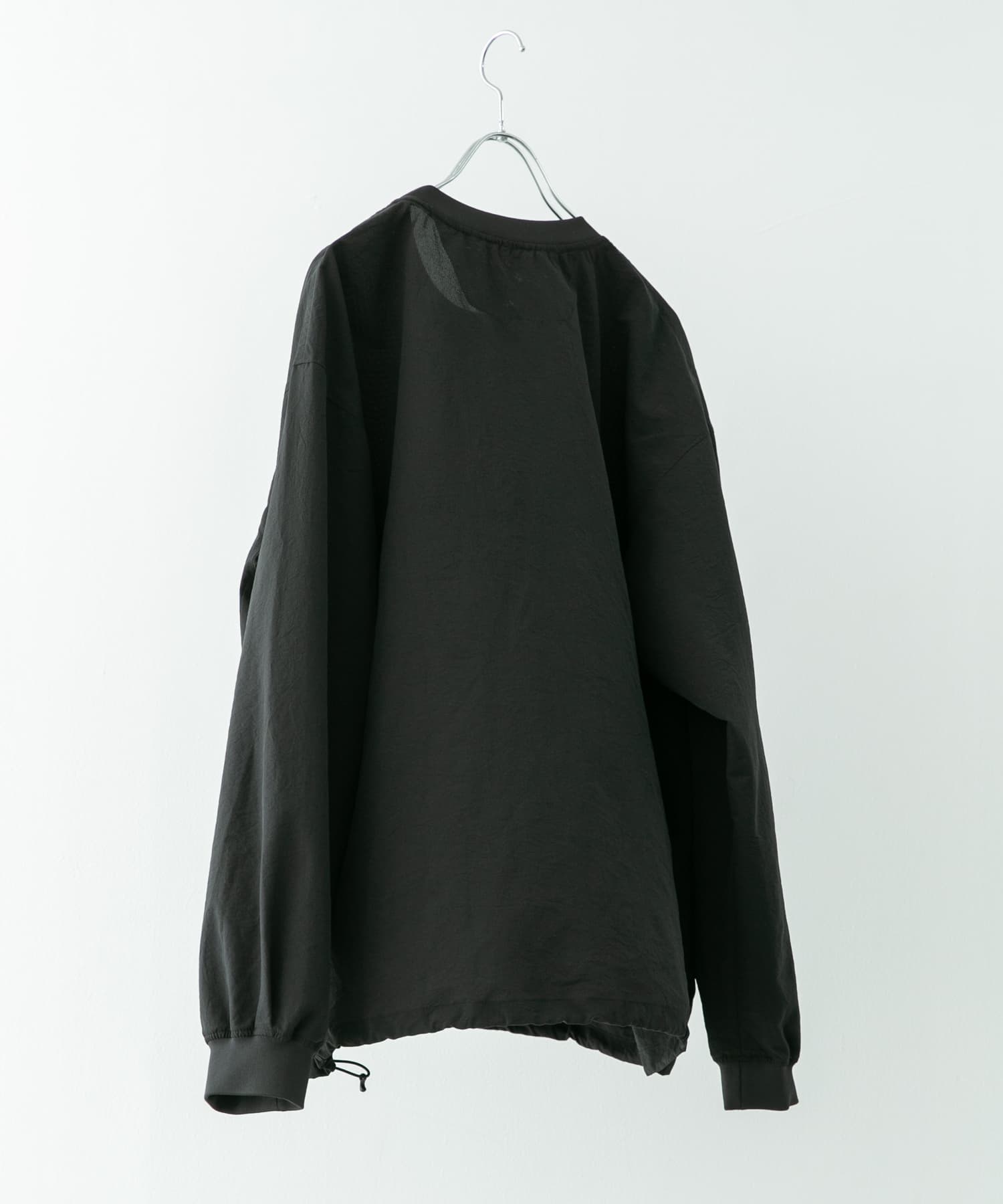 『吸水速乾/軽量』DotAir LONG-SLEEVE PULLOVER ブラック M