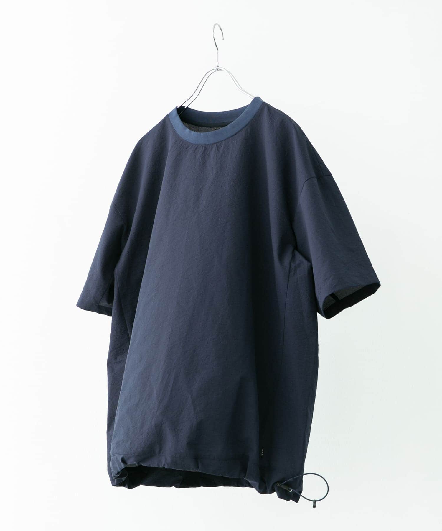 『吸水速乾/軽量』DotAir SHORT-SLEEVE PULLOVER ネイビー M