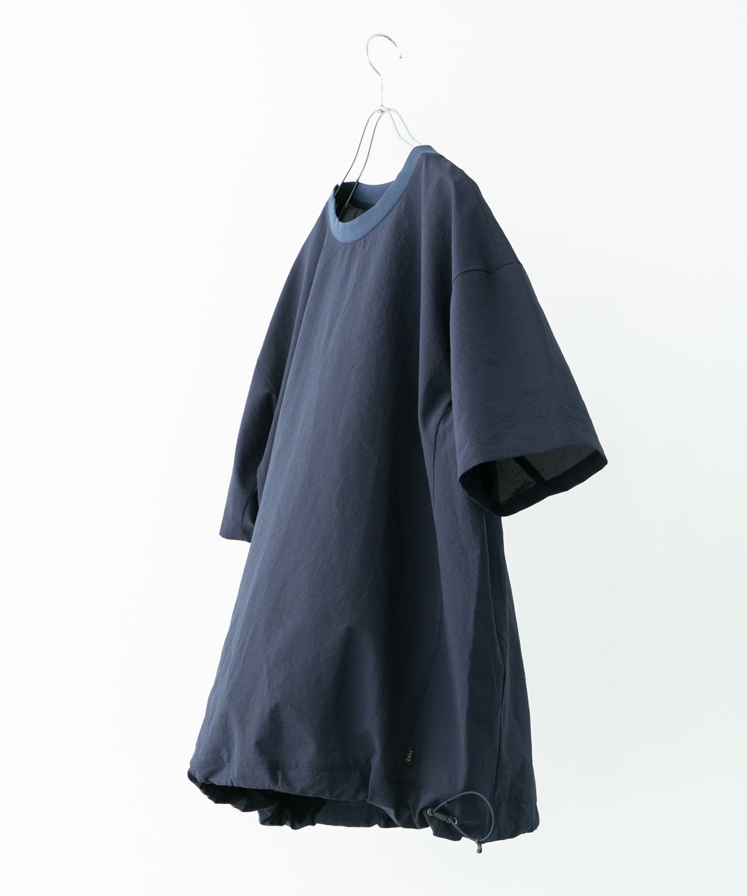 『吸水速乾/軽量』DotAir SHORT-SLEEVE PULLOVER ネイビー M