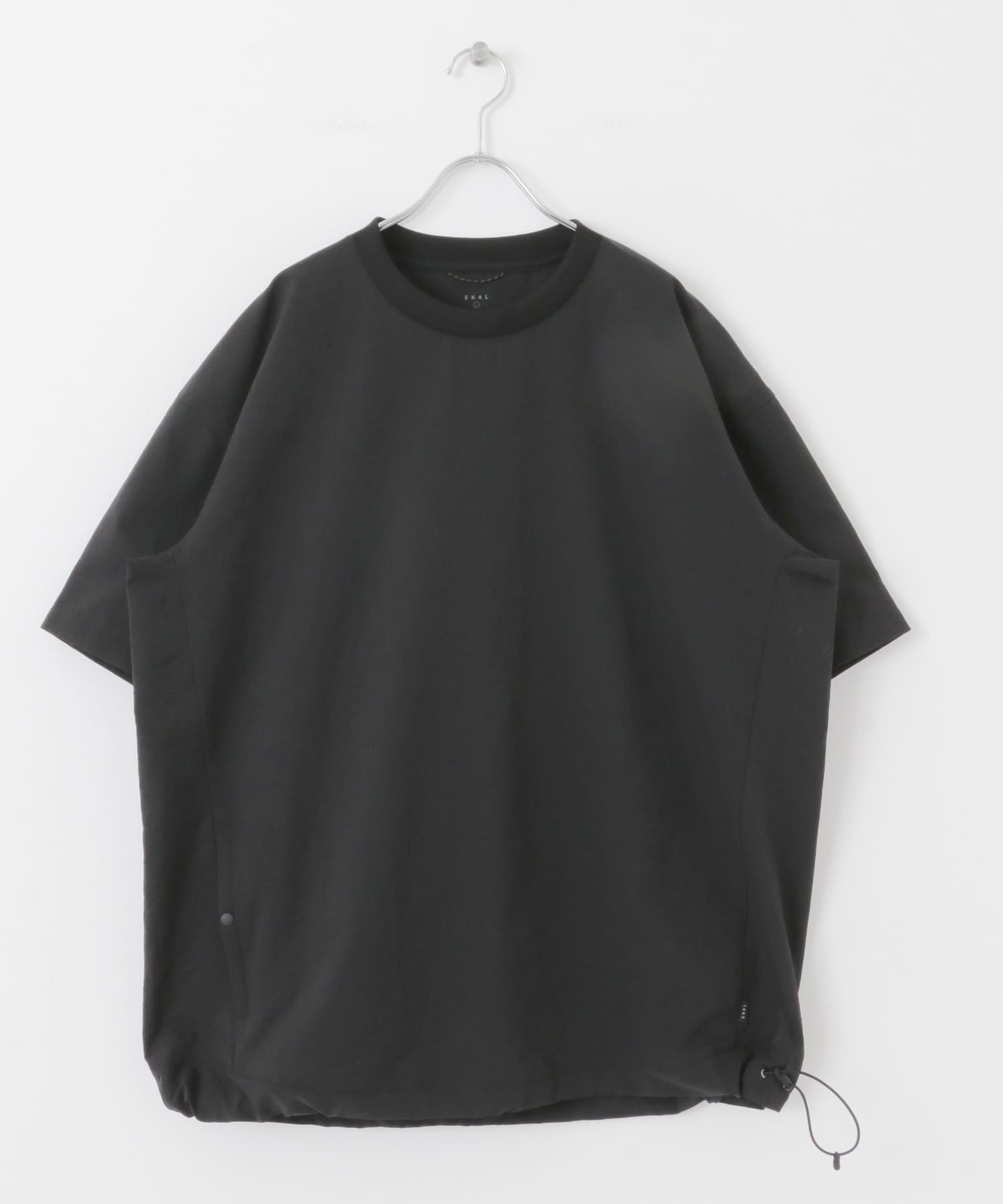 『吸水速乾/軽量』DotAir SHORT-SLEEVE PULLOVER ブラック M