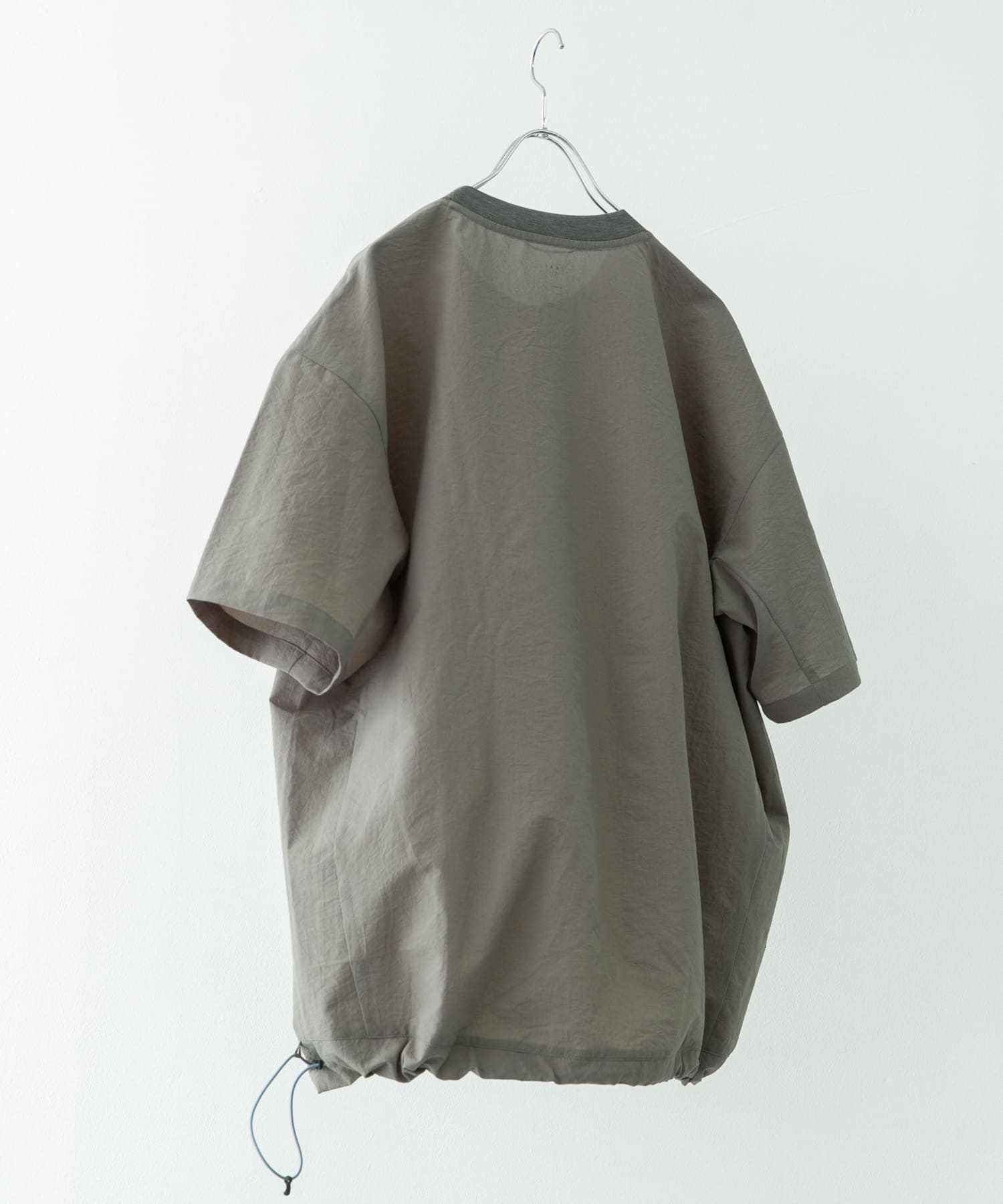 『吸水速乾/軽量』DotAir SHORT-SLEEVE PULLOVER グレー M