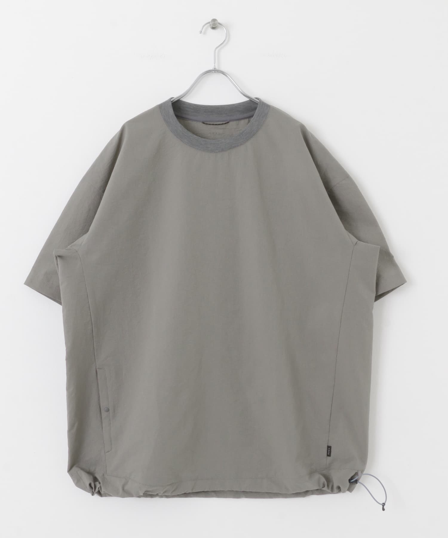 『吸水速乾/軽量』DotAir SHORT-SLEEVE PULLOVER グレー M