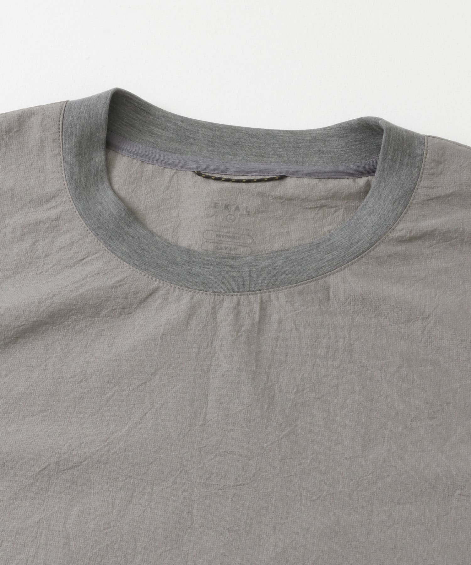 『吸水速乾/軽量』DotAir SHORT-SLEEVE PULLOVER グレー M