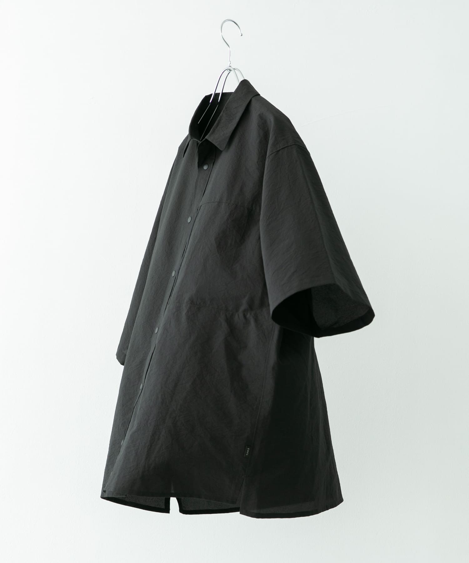 『吸水速乾/軽量』DotAir SHORT-SLEEVE SHIRTS ブラック M