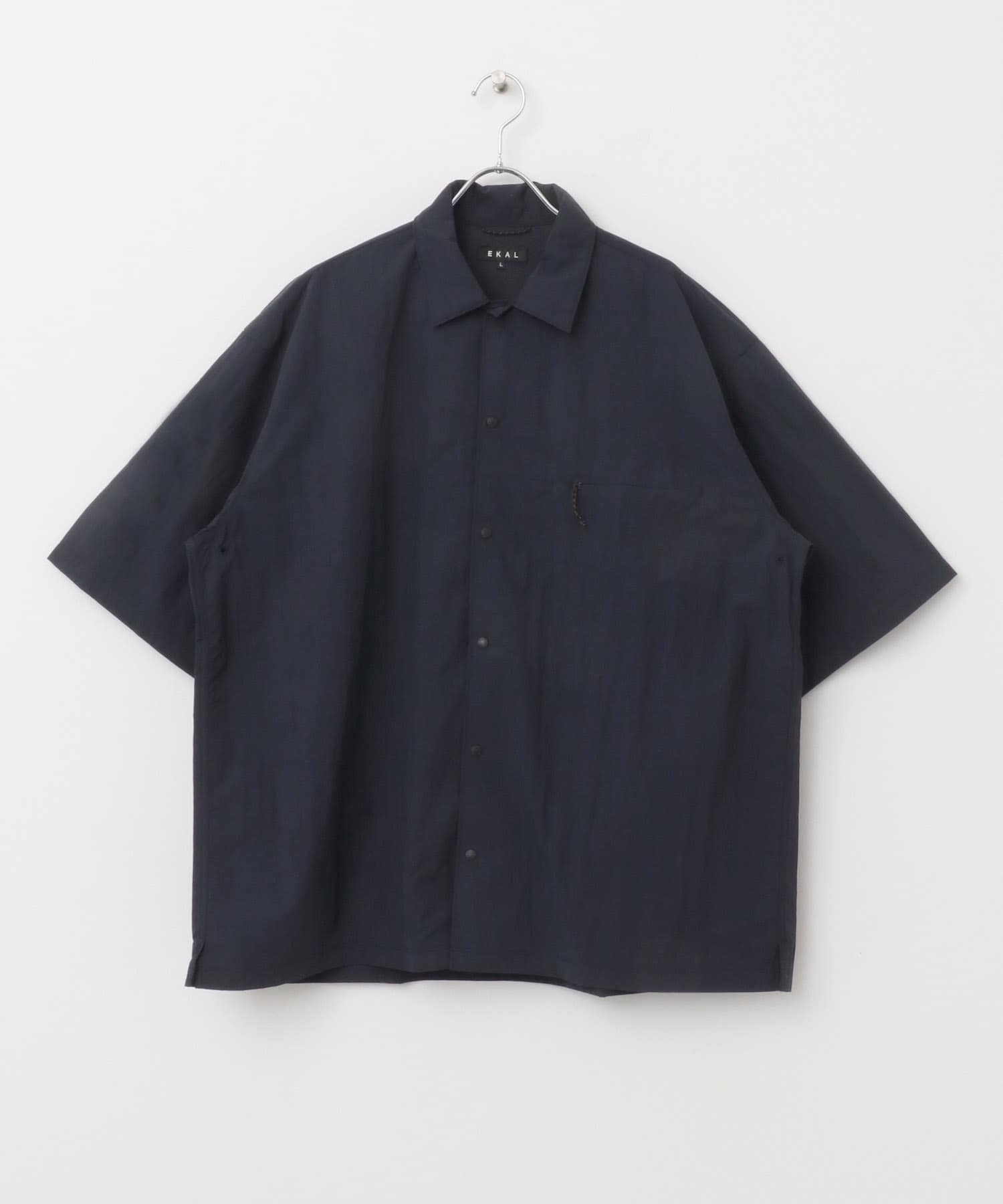 撥水/接触冷感/UR TECH』ナイロンタッサーボックスショートスリーブ