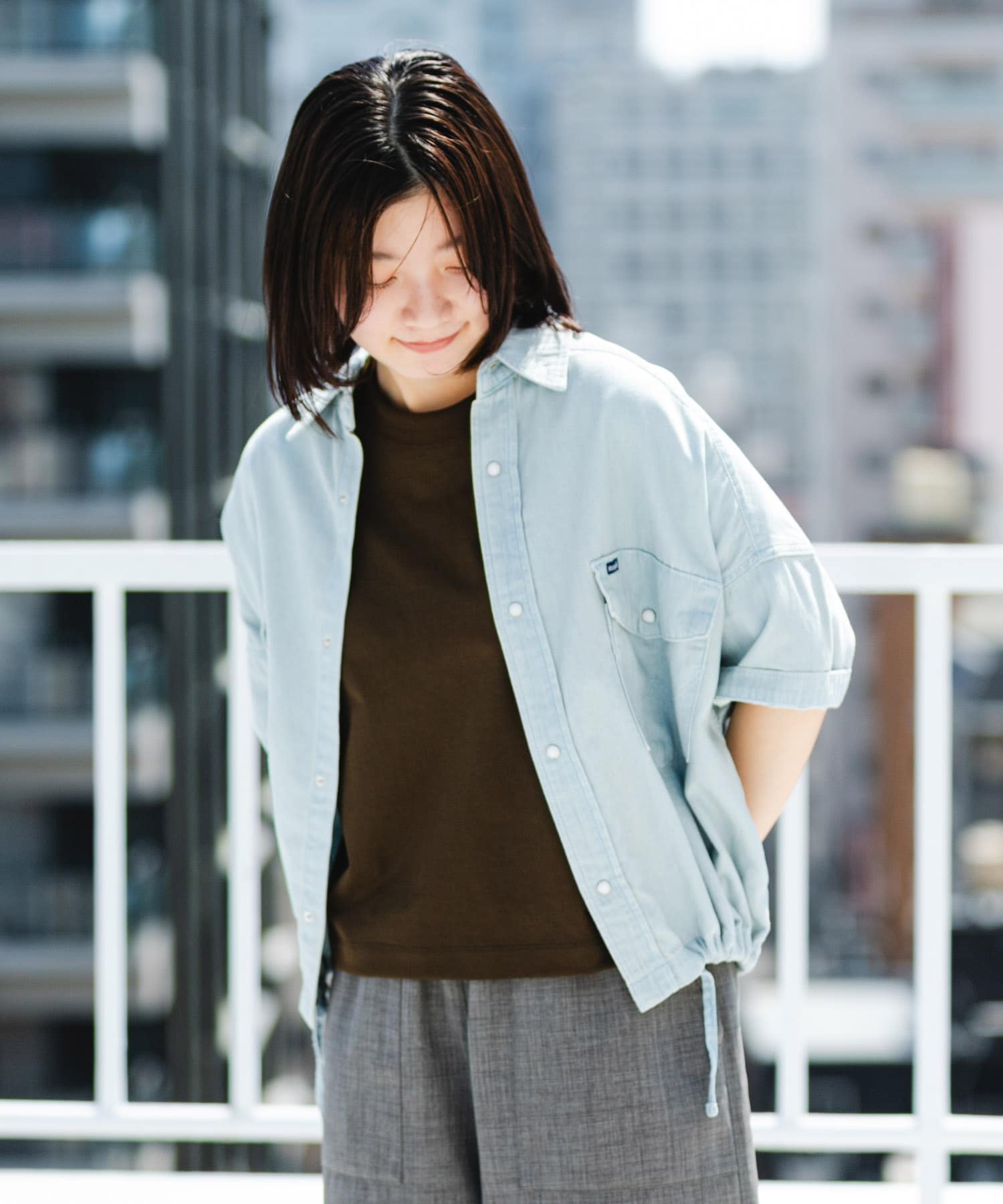 身長：169cm サイズ：Free