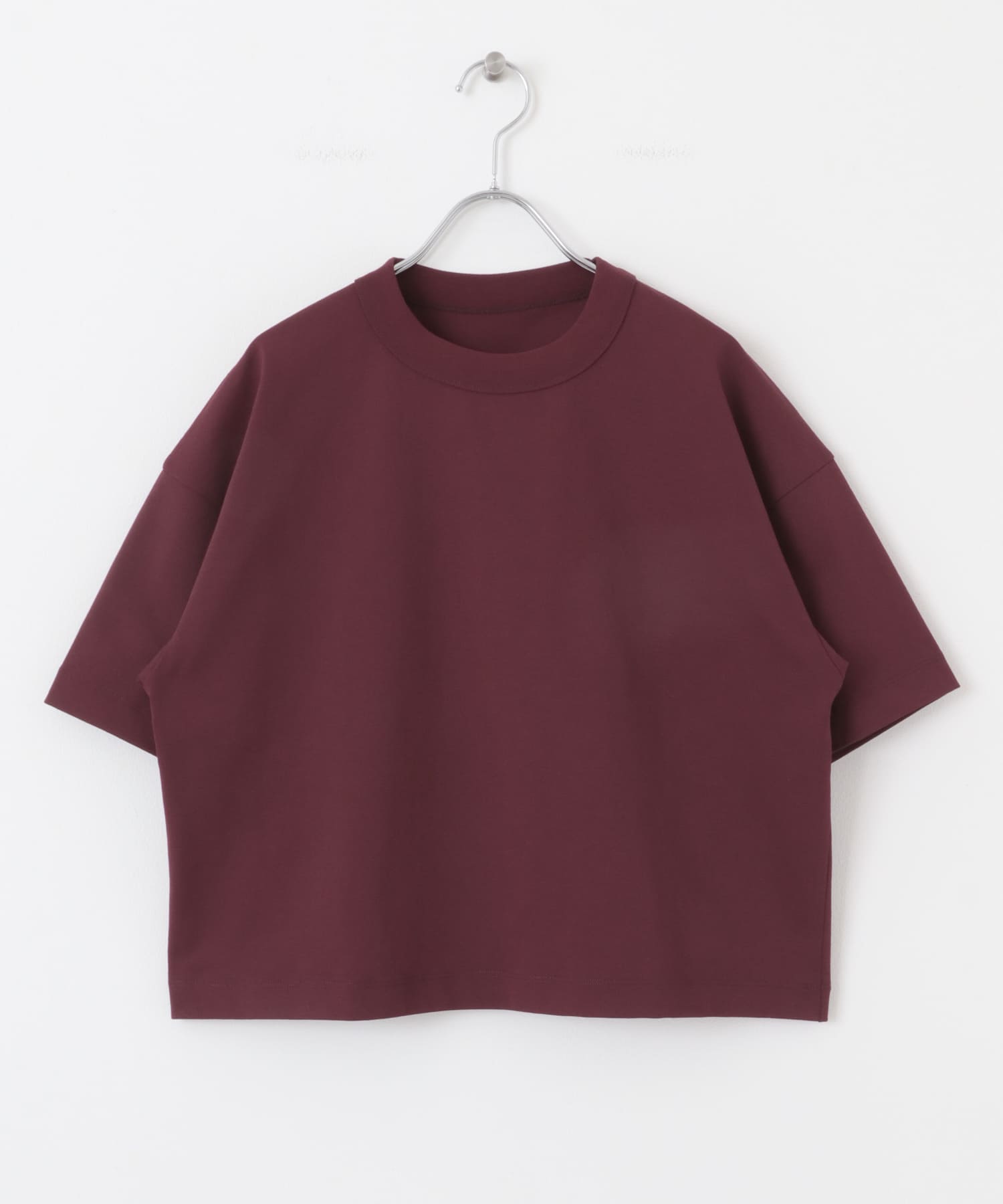 『吸水速乾/UVカット』DRY OUT SHORT LENGTH T-SHIRTS ダークプラム FREE