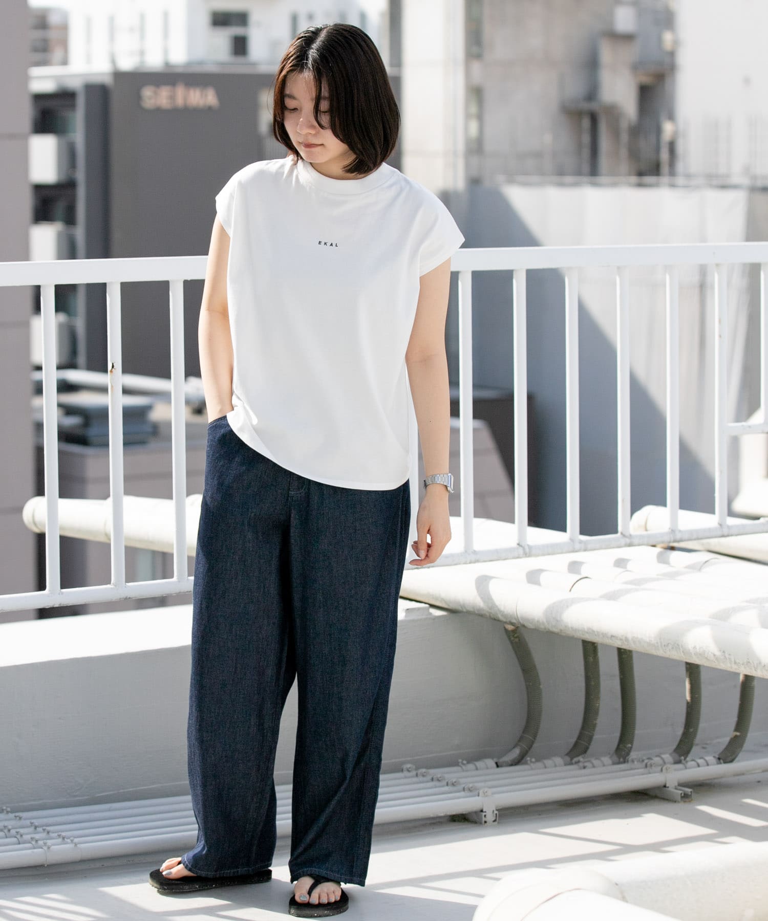 身長：169cm サイズ：one