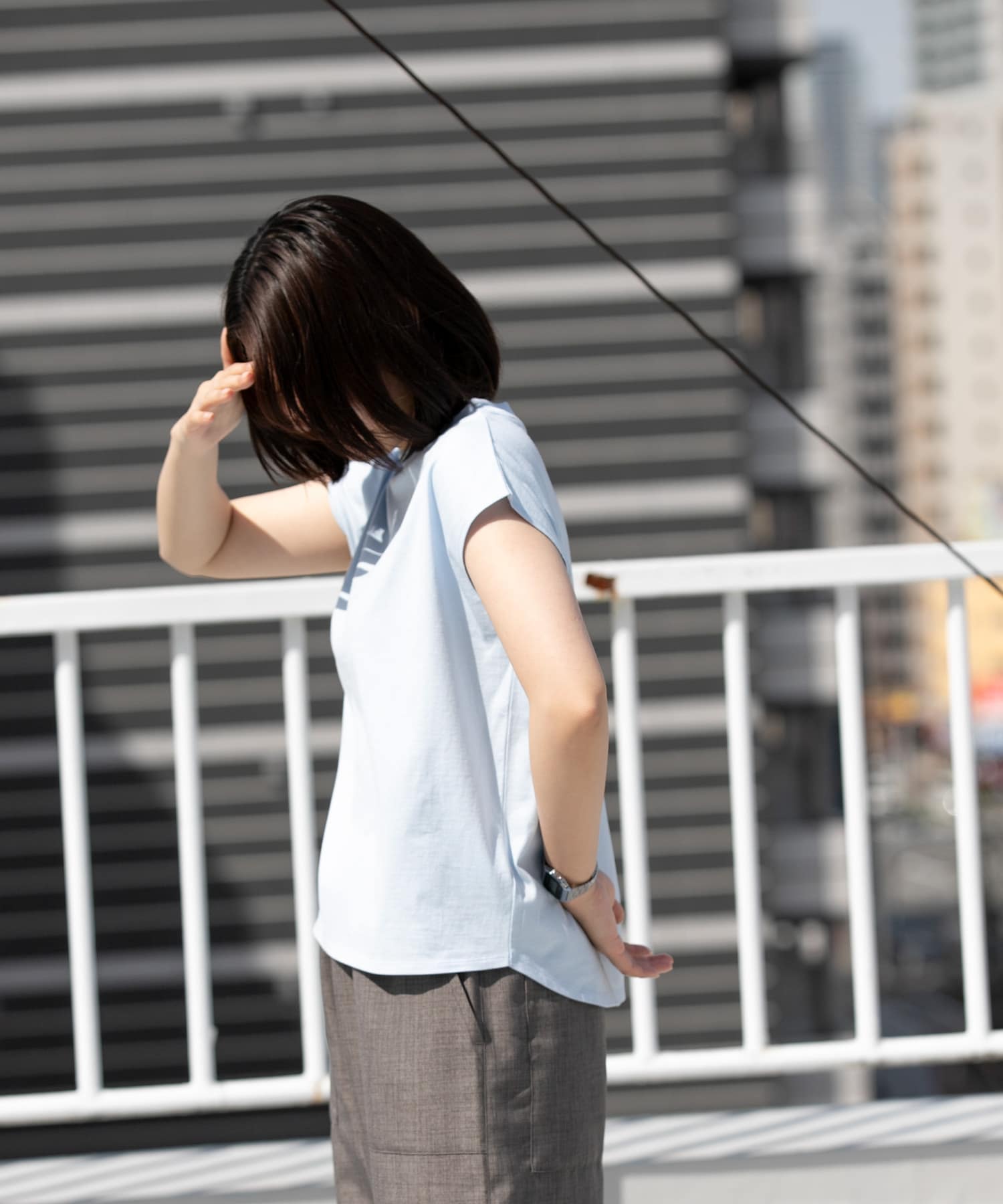 身長：169cm サイズ：one