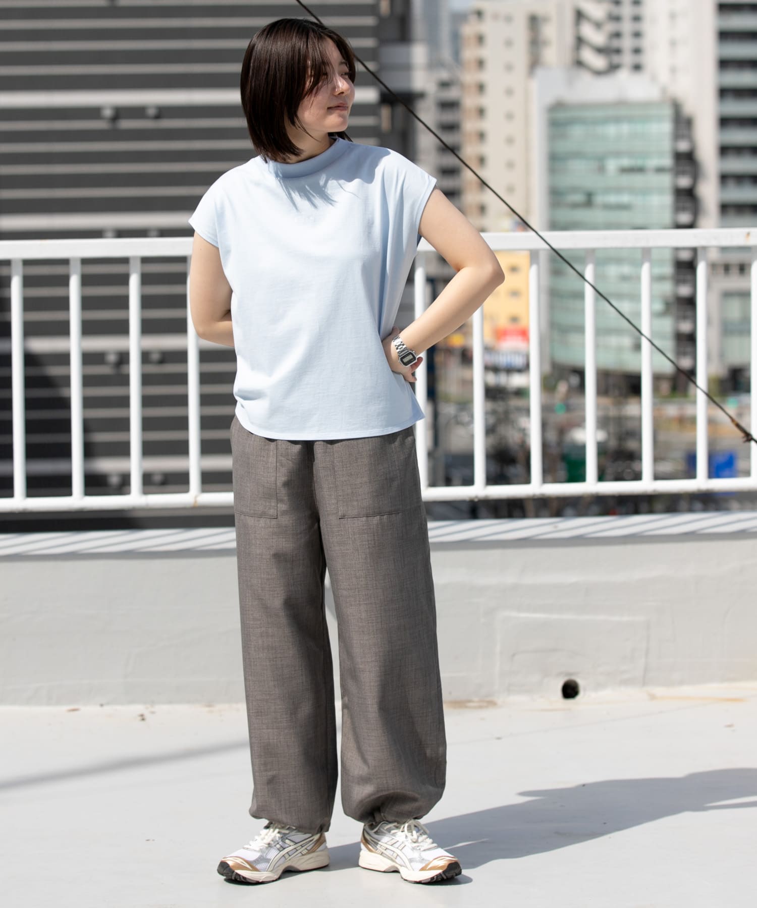 身長：169cm サイズ：one