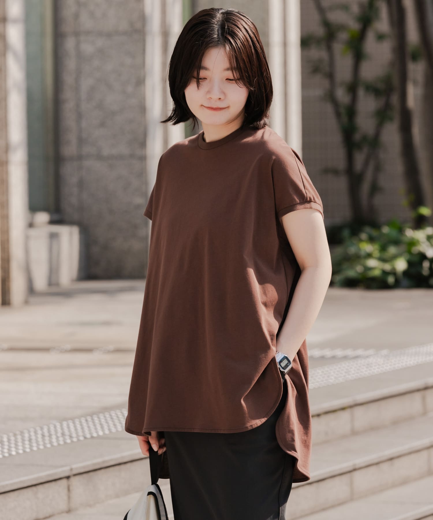 身長：169cm サイズ：one