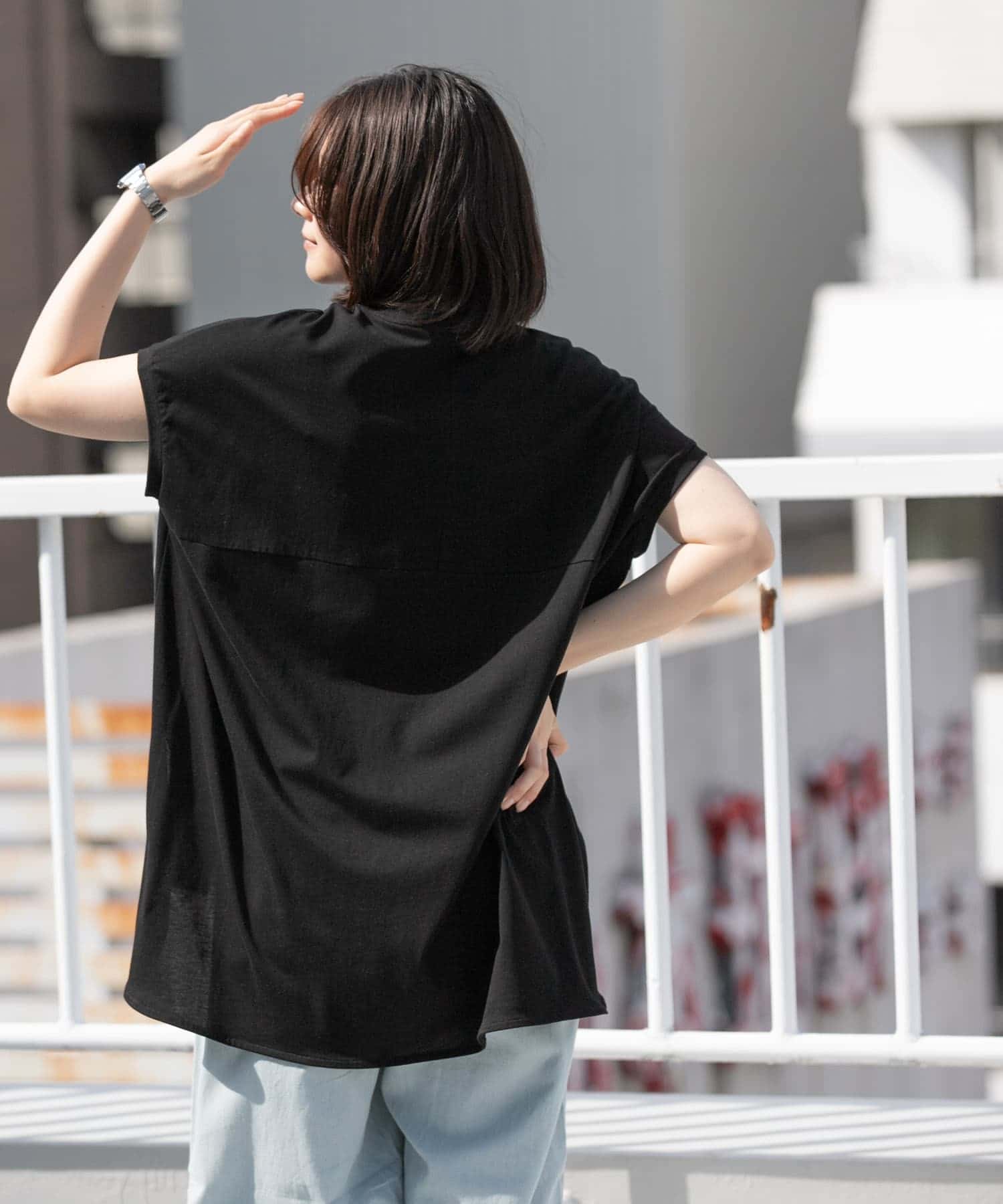 身長：169cm サイズ：one
