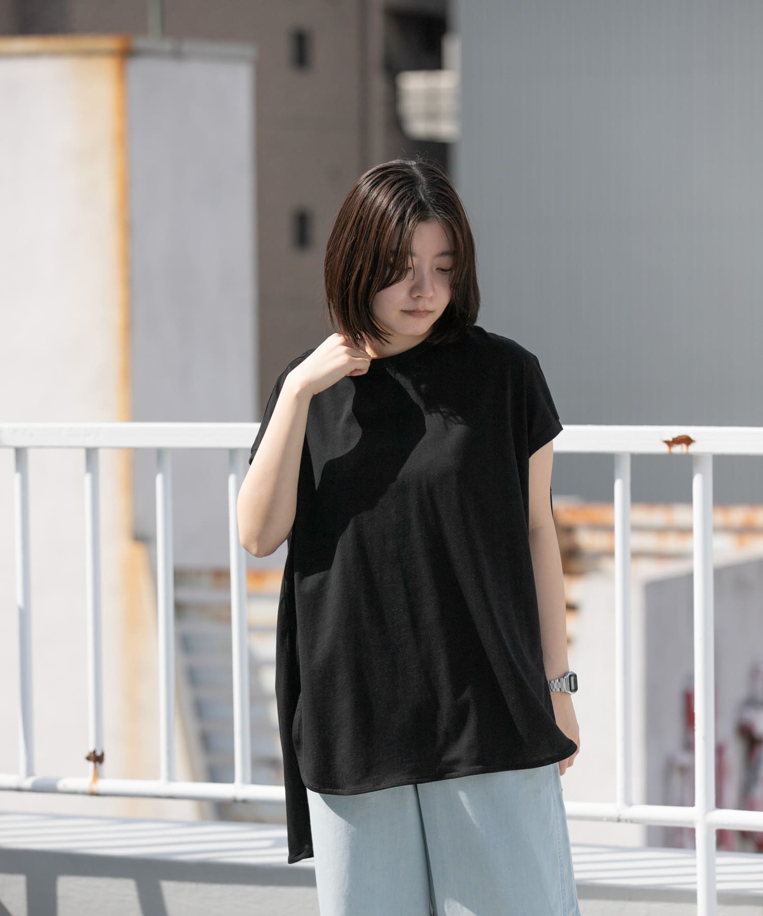 身長：169cm サイズ：one