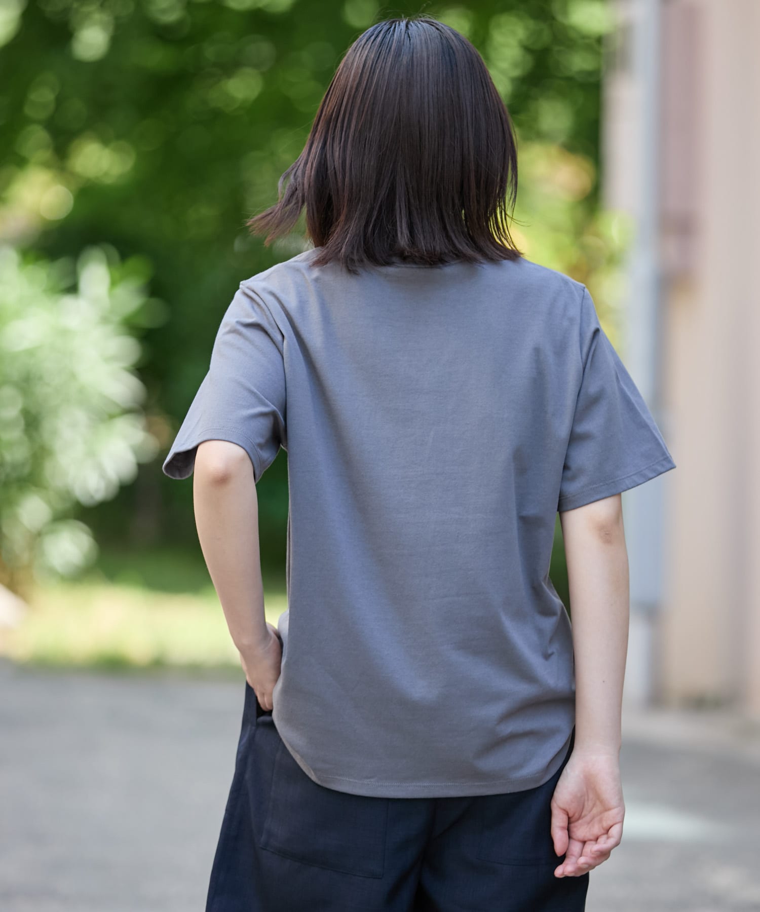 フォトプリントショートスリーブ Tシャツ(one ホワイト): トップス