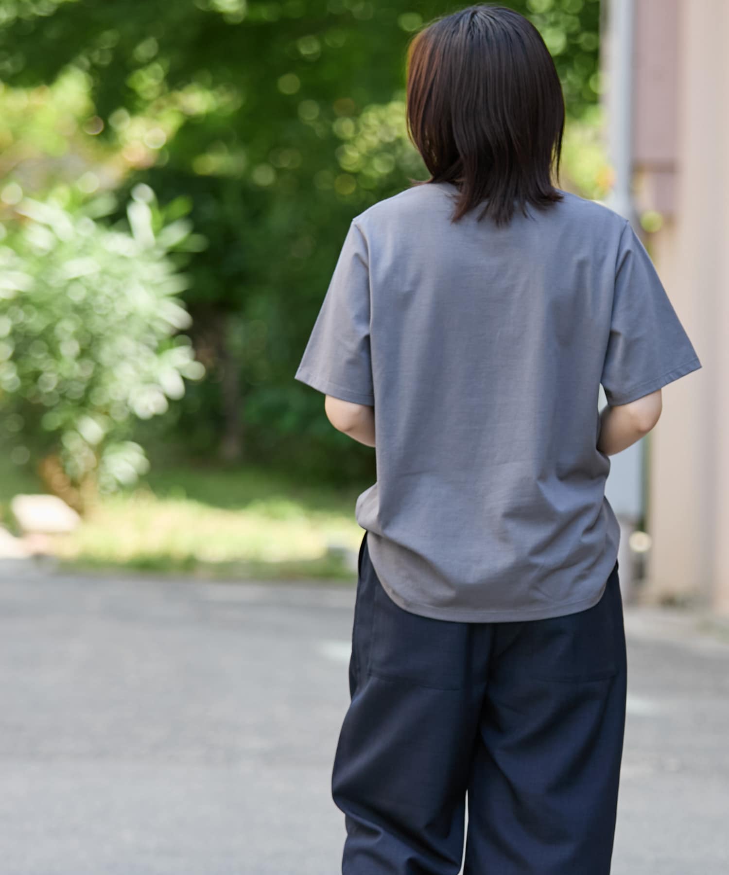 フォトプリントショートスリーブ Tシャツ(one ホワイト): トップス