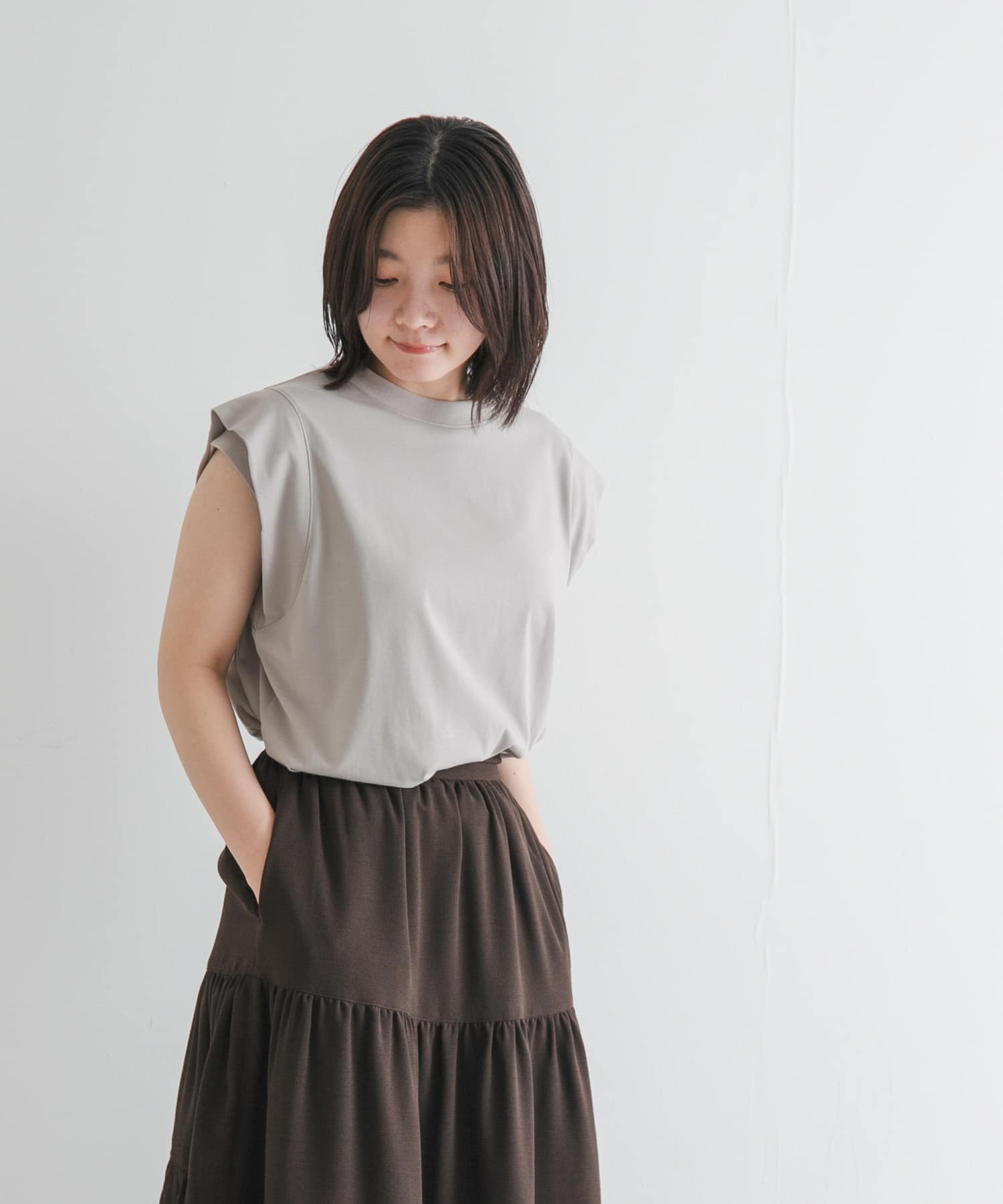 身長：169cm サイズ：one