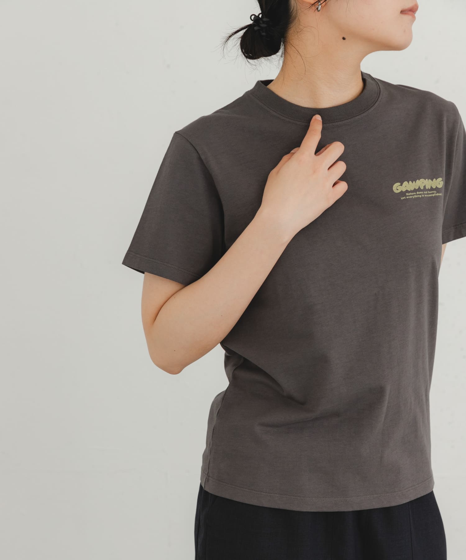 製品染GAWPINGロゴTシャツ