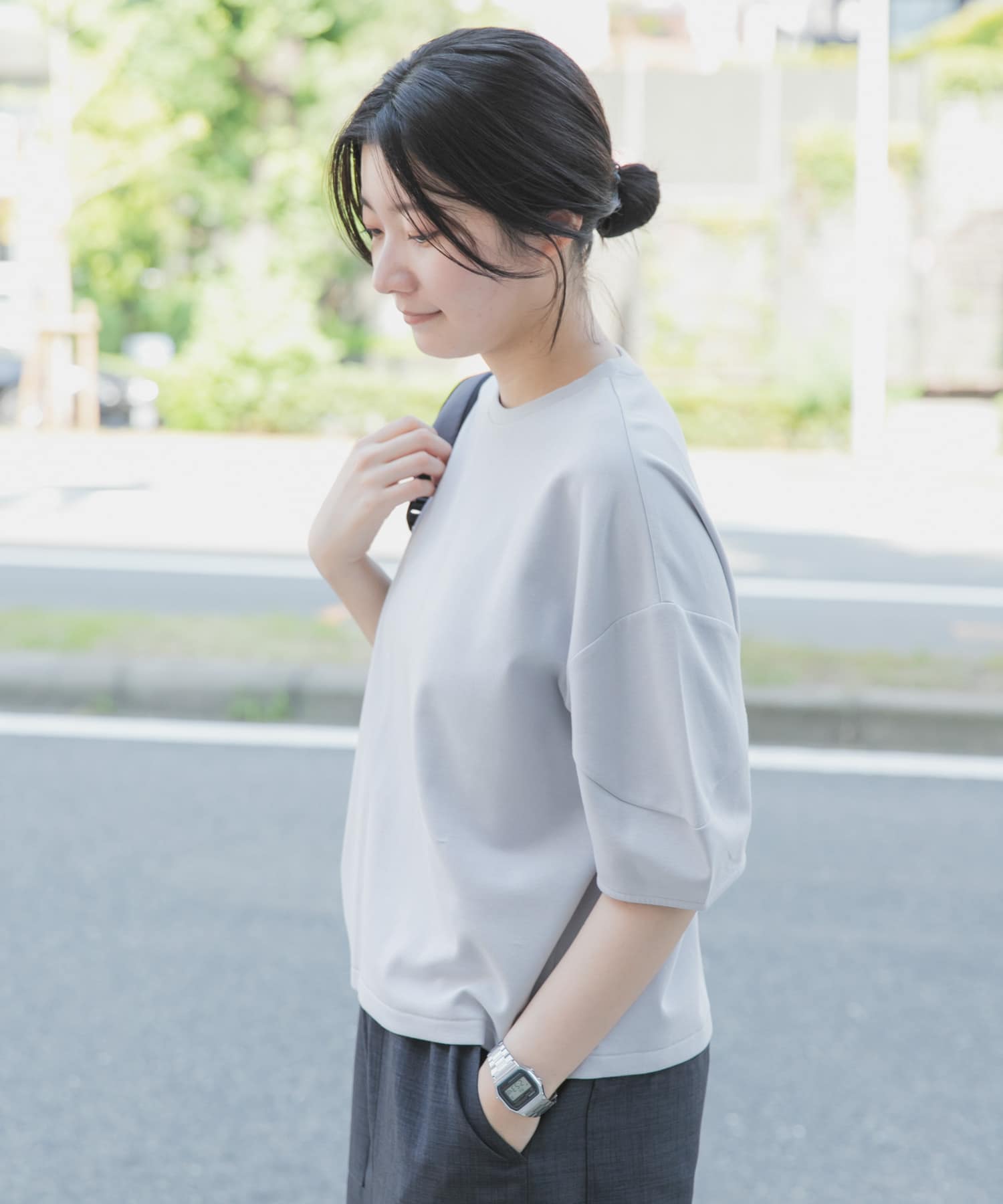 身長：169cm サイズ：one